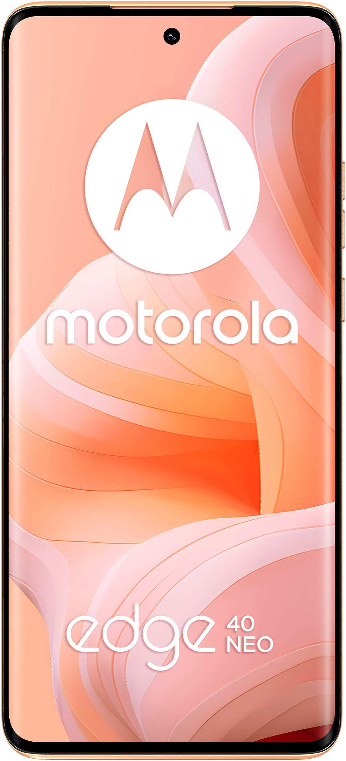 Motorola Smartphone »moto edge neo 40, 12+256 GB«, Peach Fuzz, 16,64 cm/6,55 Zoll, 256 GB Speicherplatz, 50 MP Kamera