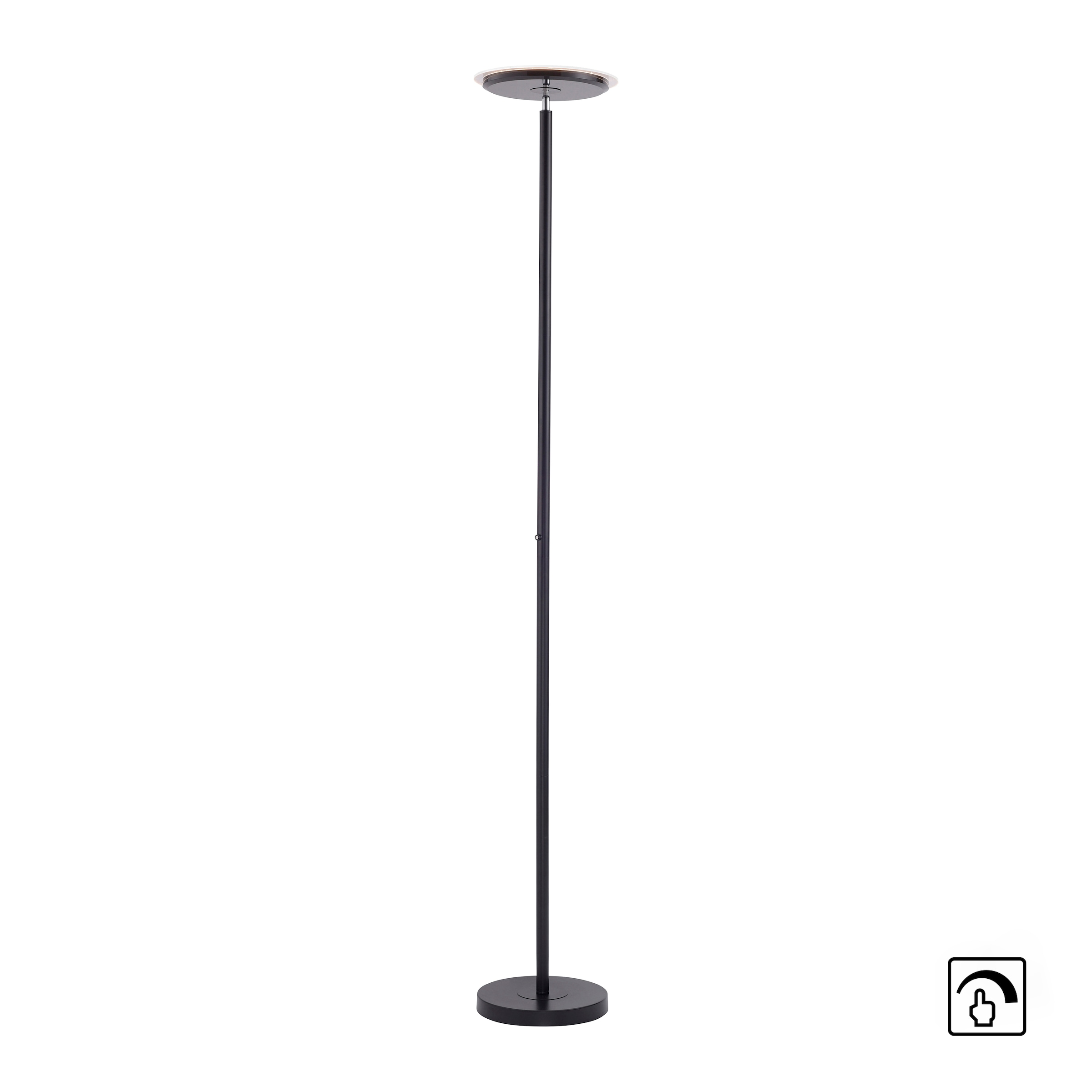 JUST LIGHT Stehlampe »HANS«, 1 flammig, Leuchtmittel LED-Board | LED fest integriert, LED, dimmbar über Touchdimmer