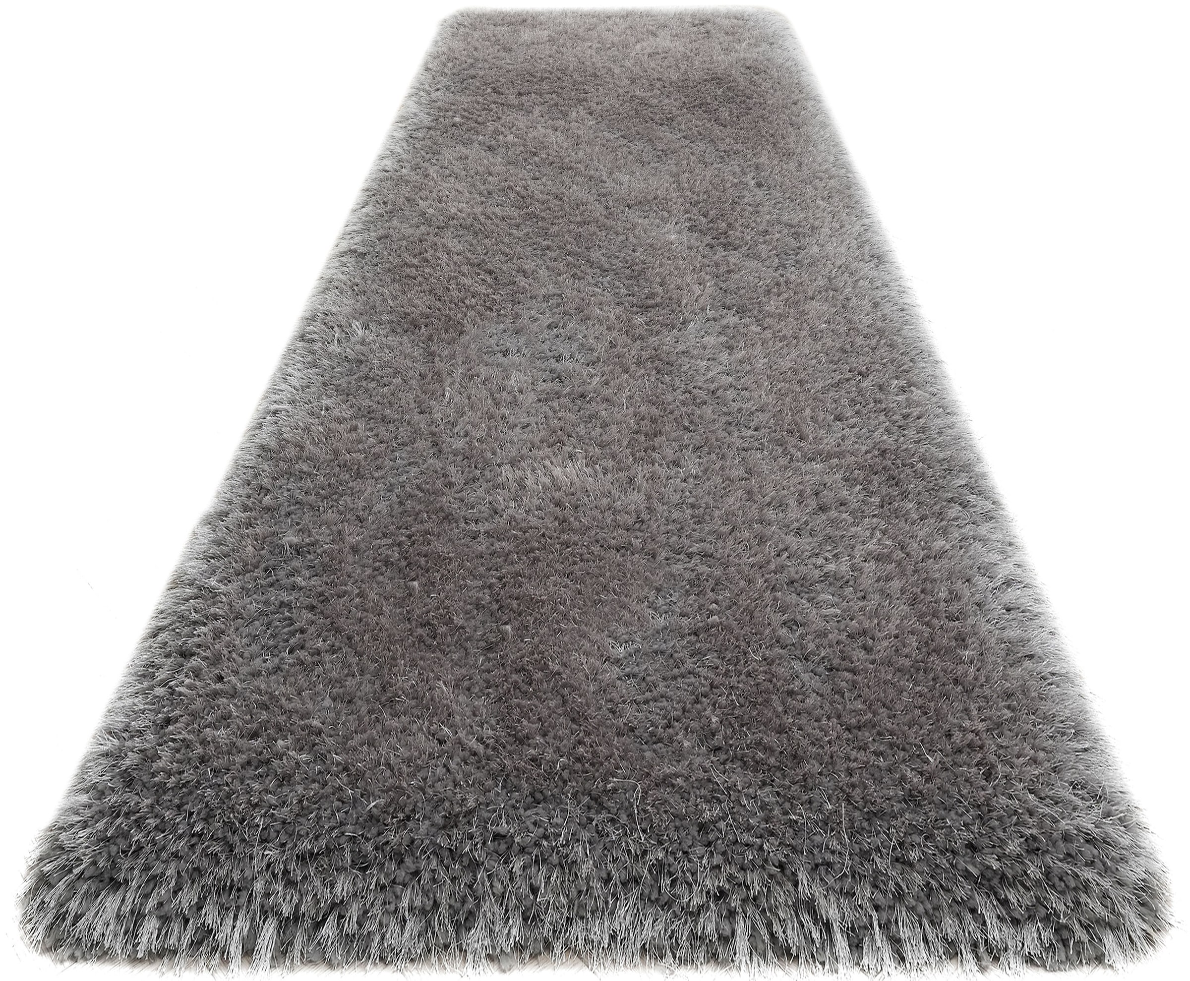 Guido Maria Kretschmer Home&Living Hochflor-Läufer »Micro exclusiv Teppich, sehr hoher Flor, weich durch Mikrofaser«, rechteckig, 78 mm Höhe, weich, Microfaser, unifarben, Schlafzimmer, Wohnzimmer, Esszimmer