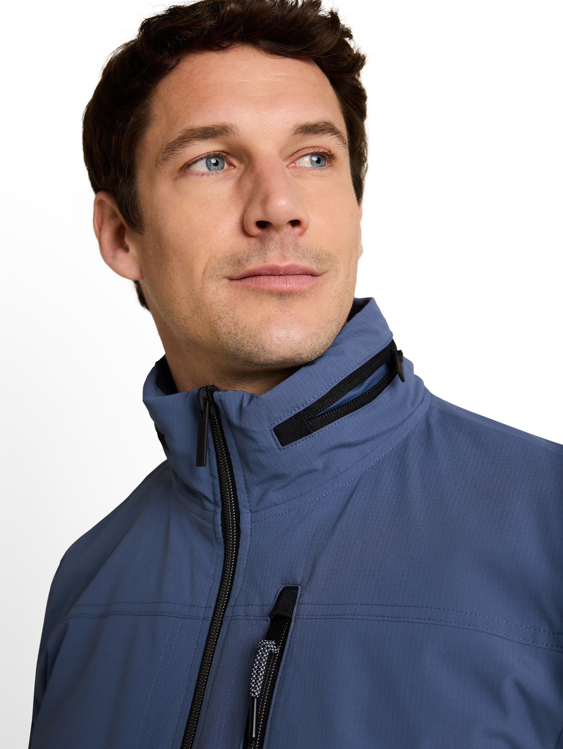 TOM TAILOR Blouson ohne Kapuze Sweatjacke mit Reißverschluss