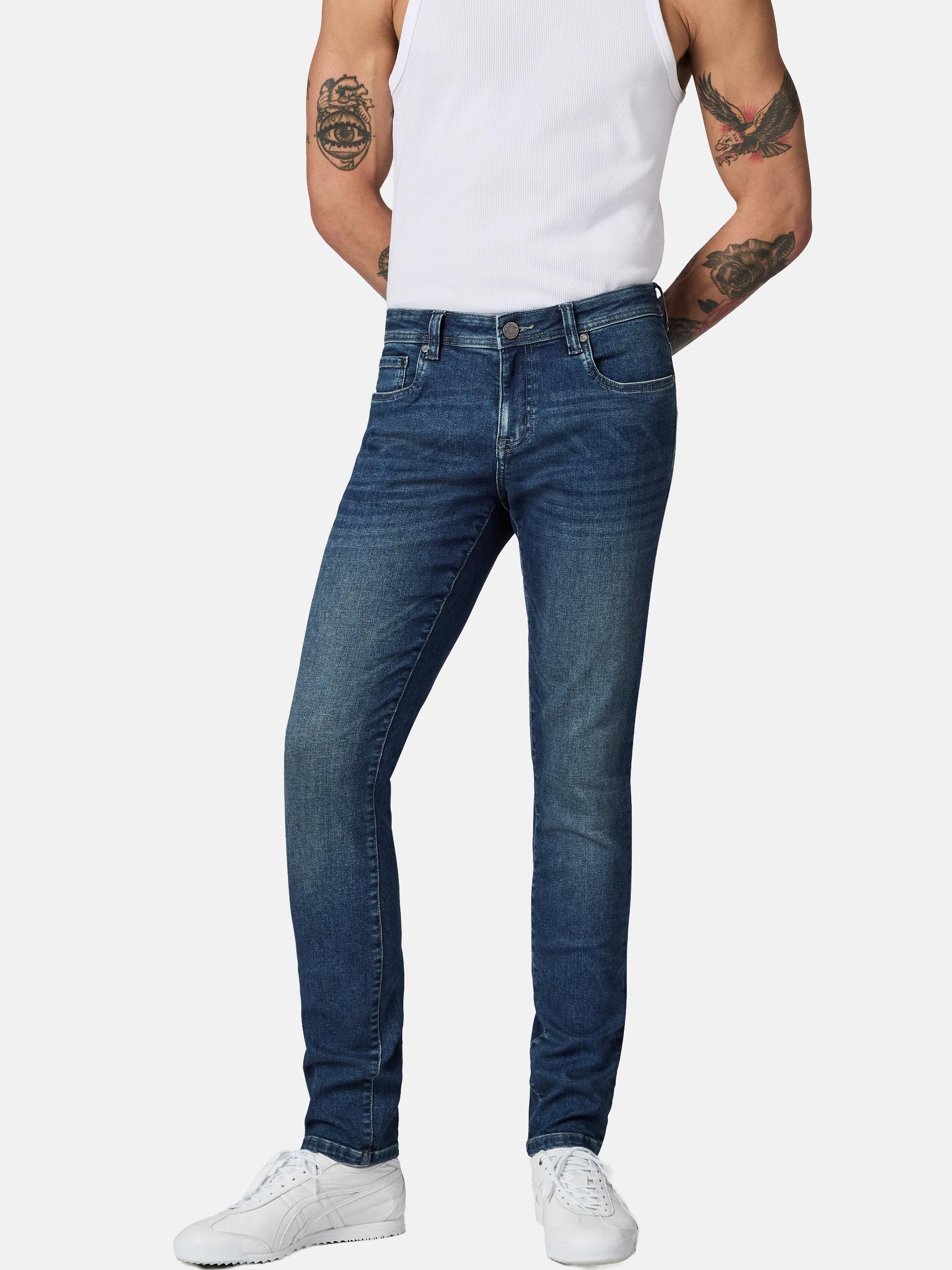PEAK TIME Slim-fit-Jeans »Slim-fit-Jeans Mailand« Herren Jeans mit super hohem Stretch-Anteil