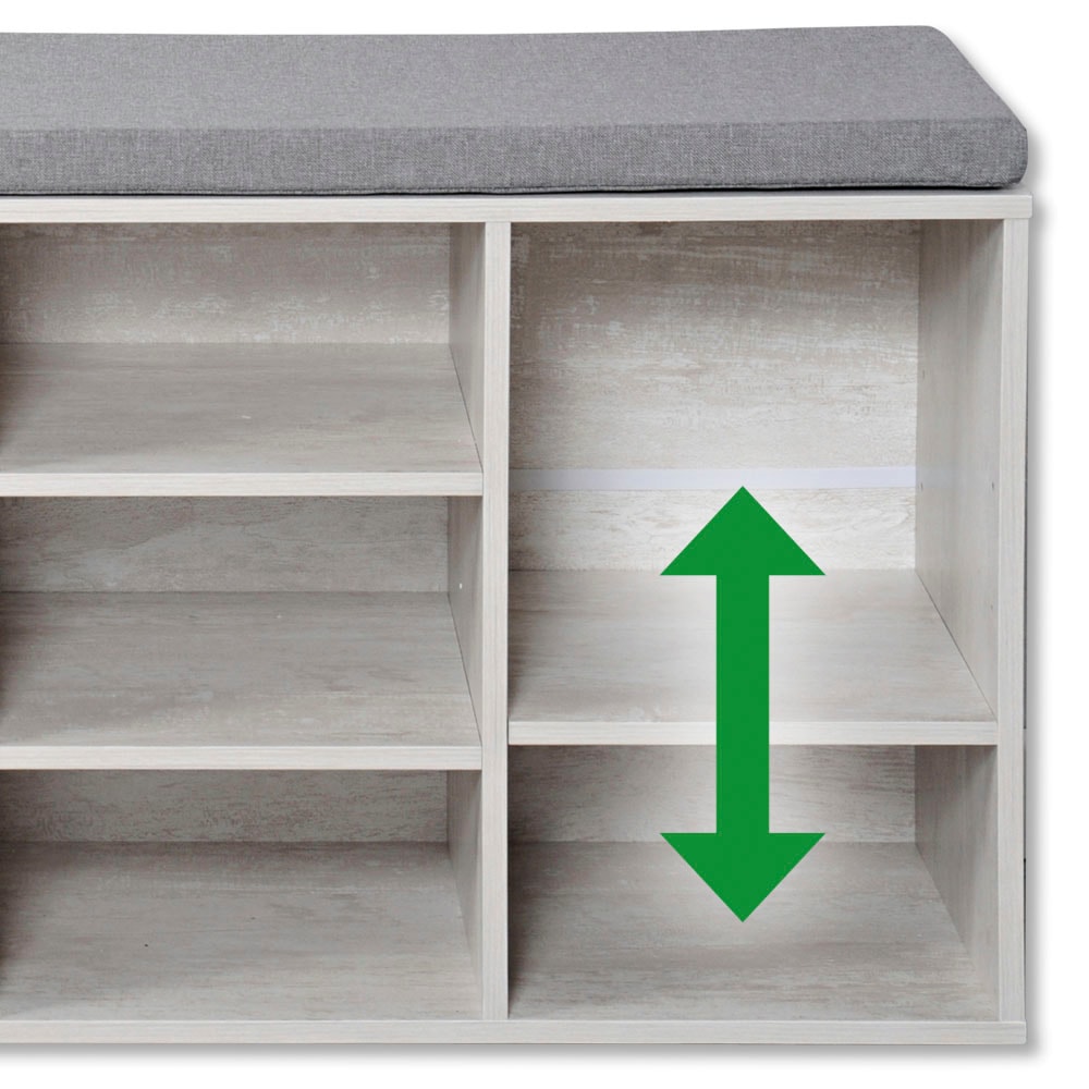 KESPER® Schuhschrank »KESPER Schuhschrank mit Sitzkissen«