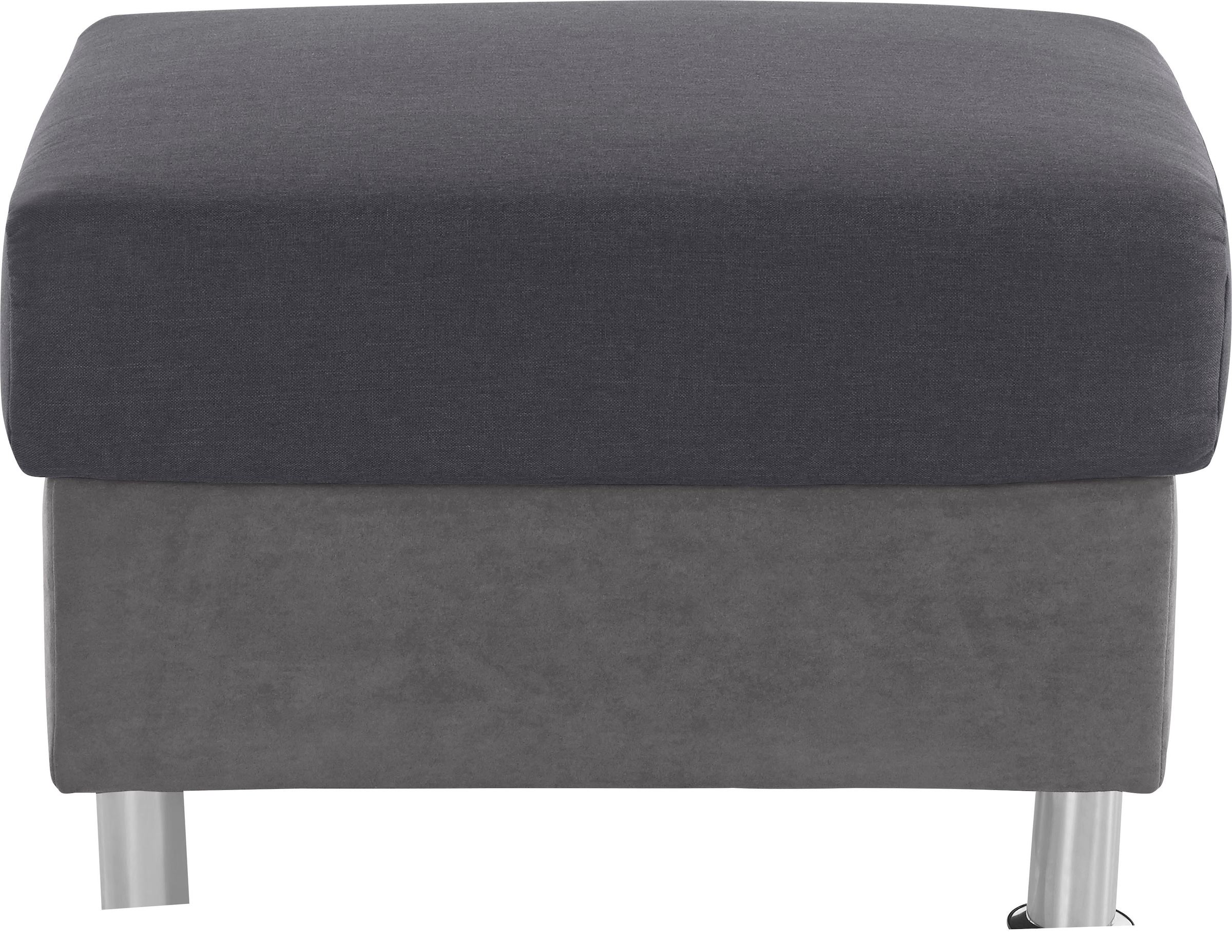 TRENDMANUFAKTUR Hocker wahlweise mit komfortablem Federkern, frei im Raum stellbar