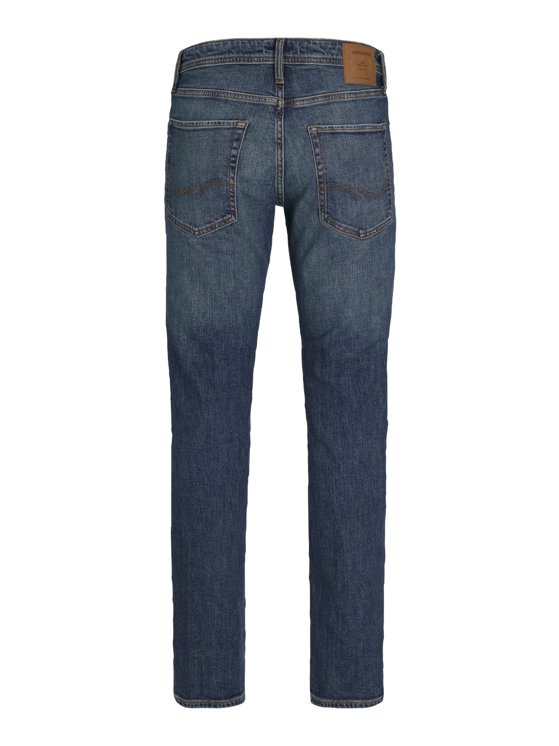 Jack & Jones Regular-fit-Jeans »JJICLARK im Used-Look, Stretchkomfort und niedrige Leibhöhe« Baumwollmischung, regular fit