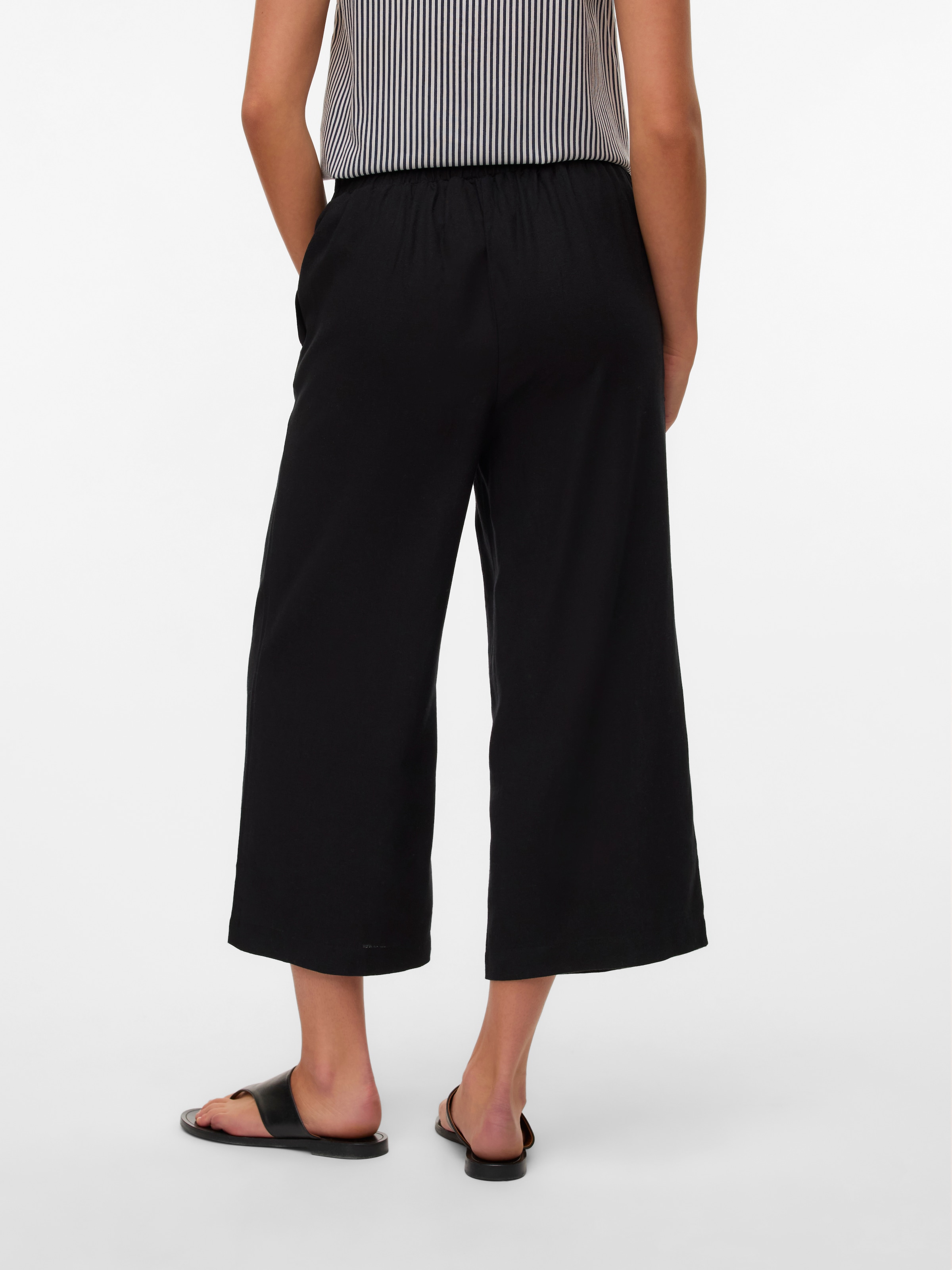 Vero Moda Culotte »VMMYMILO H/W CULOTTE PANT WVN GA«, mit Leinen