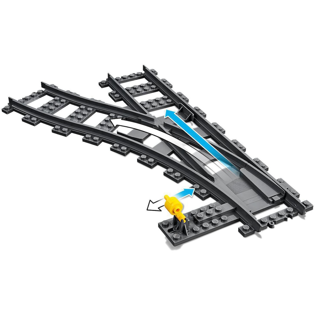 LEGO® Konstruktionsspielsteine »Switch Tracks (60238), LEGO® City«, (6 St.), Made in Europe