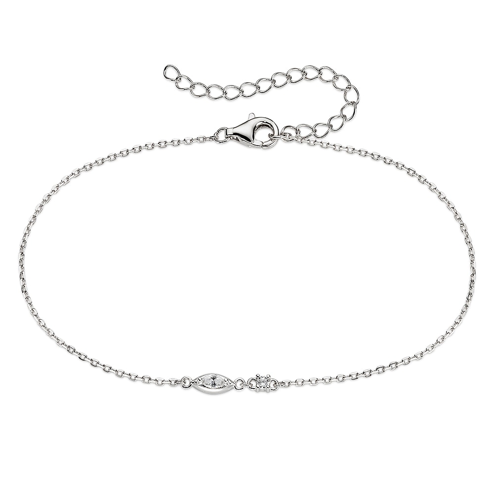 Aniston JEWELRY & WATCHES Armband »Armkette mit weißen Zirkonia« mit Zirkonia (synth.)