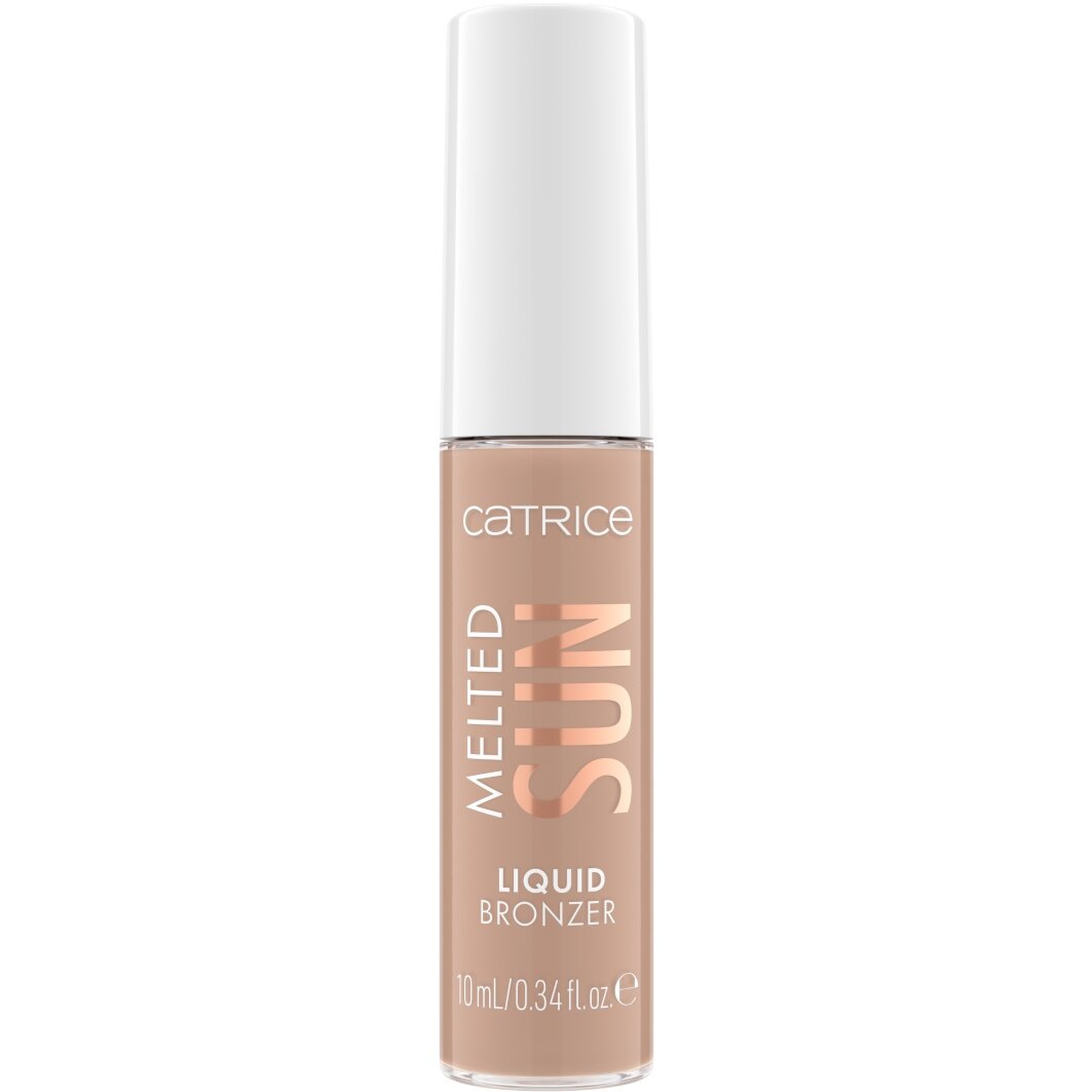 Catrice Bronzer-Puder »Melted Sun Liquid Bronzer«, (Set, 3 tlg.), Cremige Textur, matt, aufbaubare Deckkraft, leicht verblendbar.