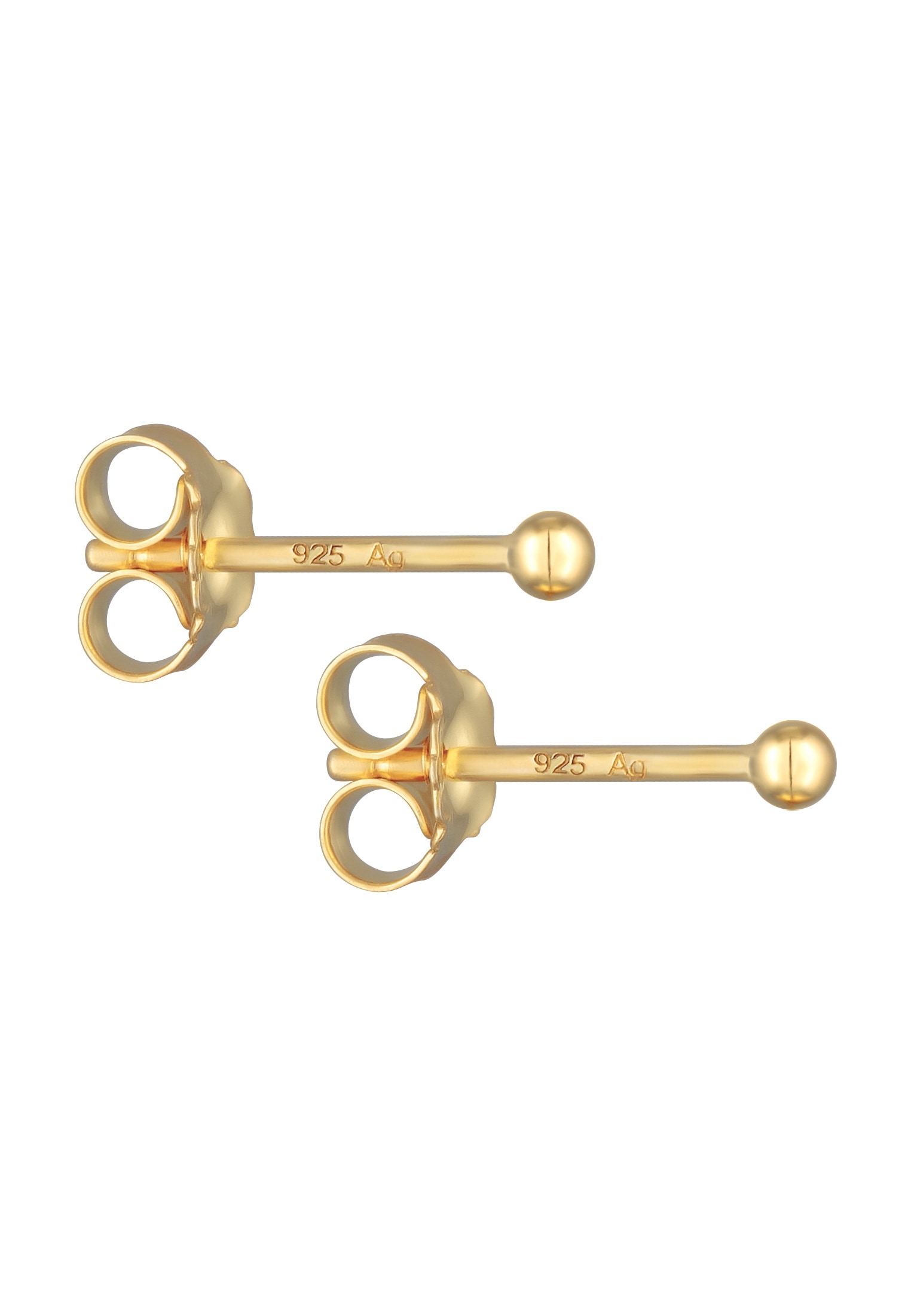 Elli Paar Ohrstecker »Ohrringe Ohrstecker Kugel Klassisch Rund 925 Silber«