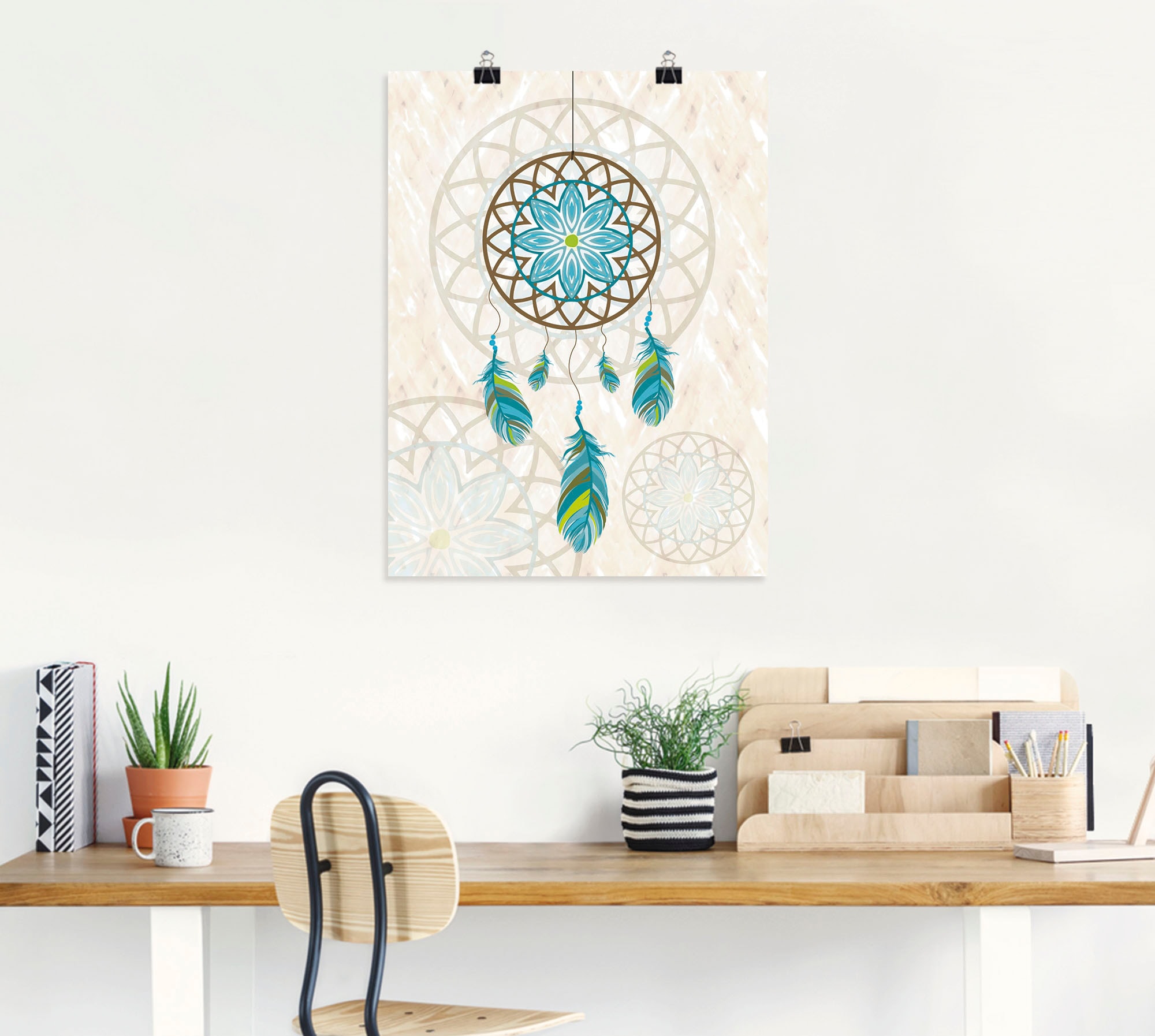 Artland Wandbild »Traumfänger«, Muster, (1 St.), als Poster, Wandaufkleber in verschied. Größen