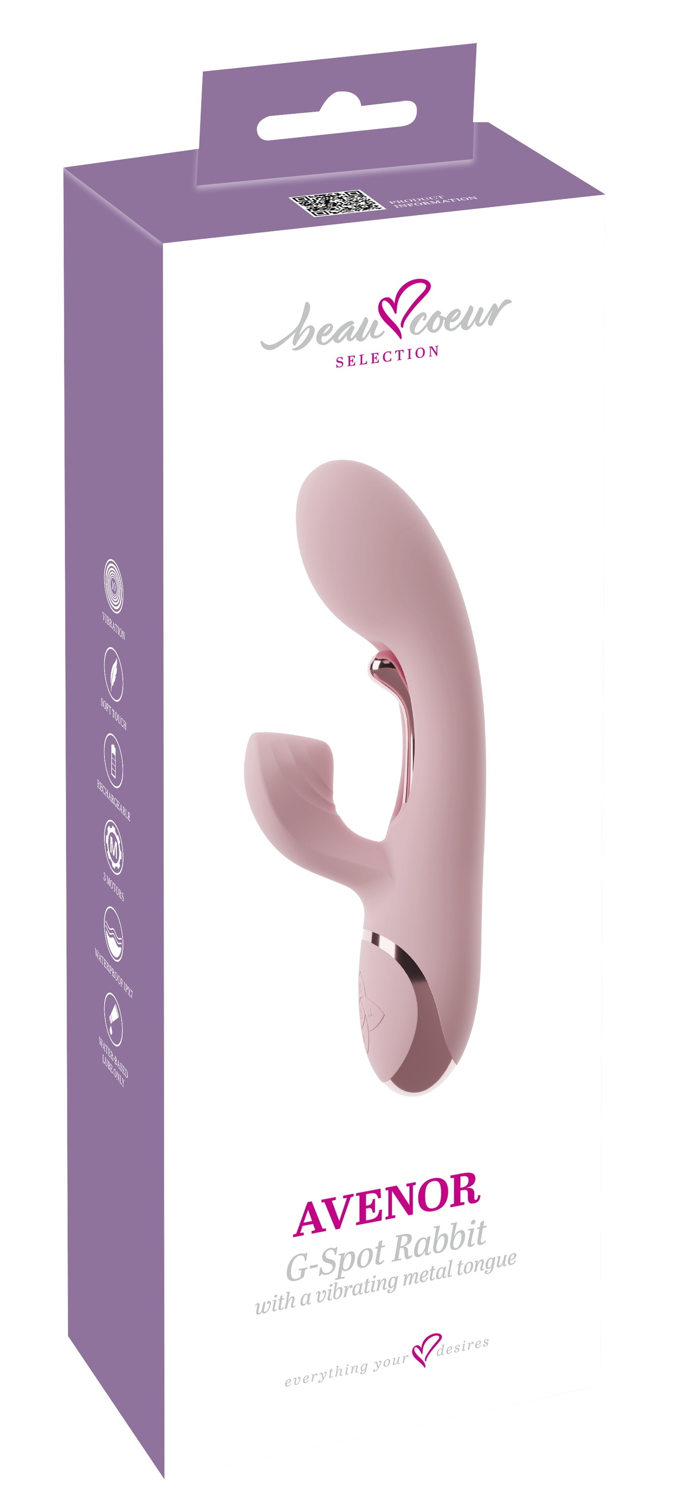 Beau Coeur Vibrator »Rabbitvibrator AVENOR G-Spot Rabbit«