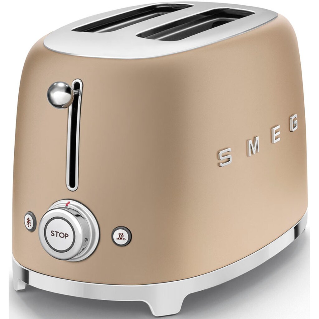 Smeg Toaster »TSF01CHMEU«, 2 kurze Schlitze, 950 W