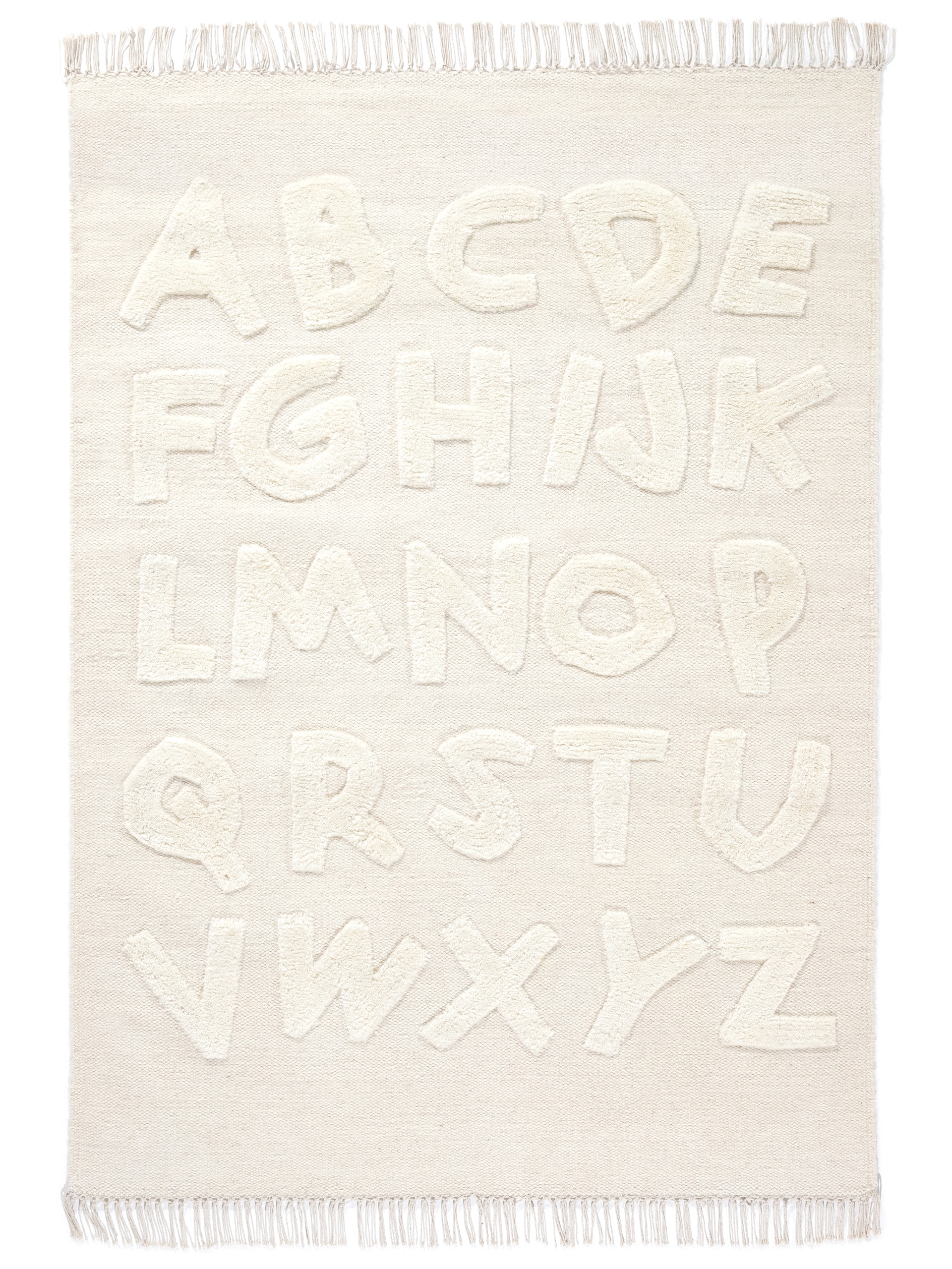 carpetfine Kinderteppich »ABC Alphabet« rechteckig 6 mm Höhe