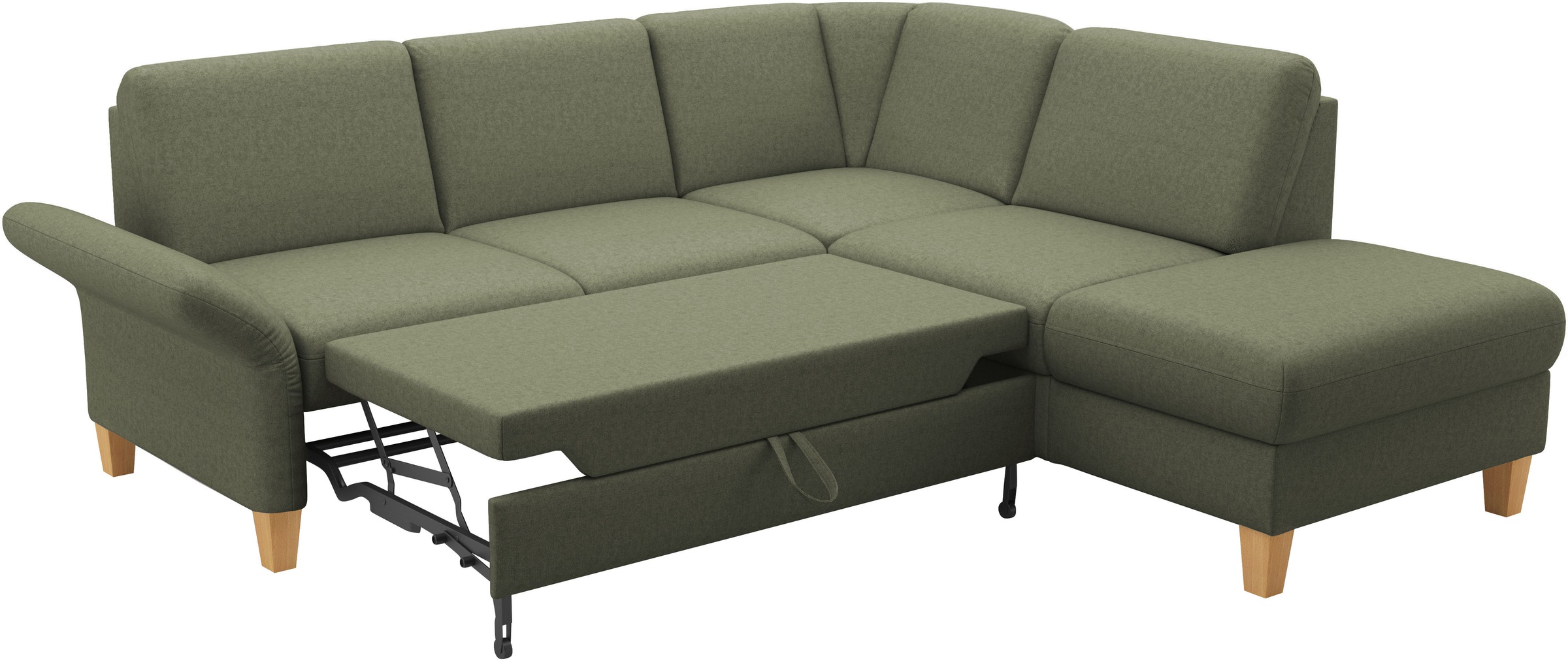 Home affaire Ecksofa »Rochelle, L-Form«, wahlweise mit Armteilverstellung, Bettfunktion und Bettkasten