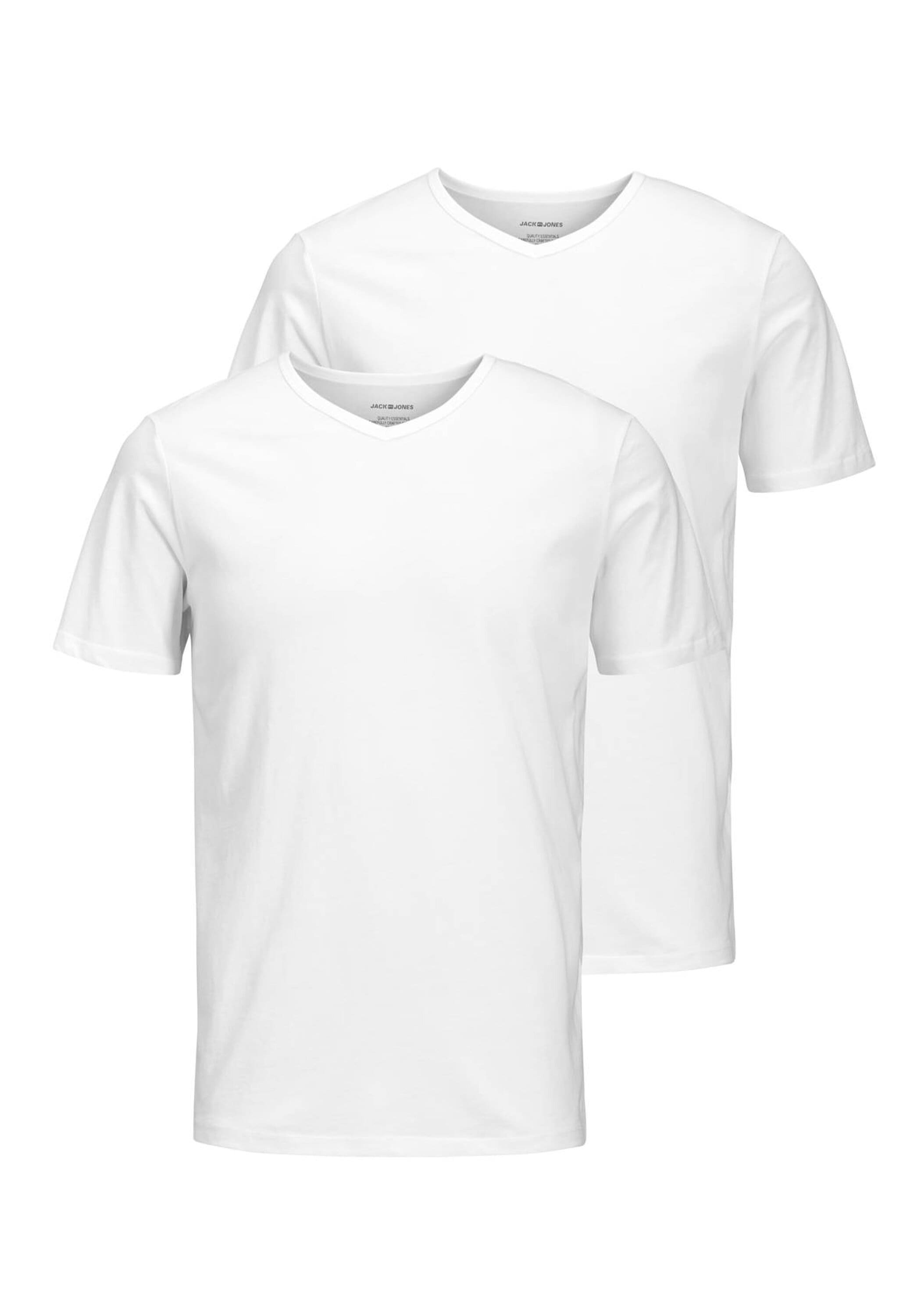 T-Shirt »T-Shirt JACBASIC V-NECK TEE 2PK 2er Pack«