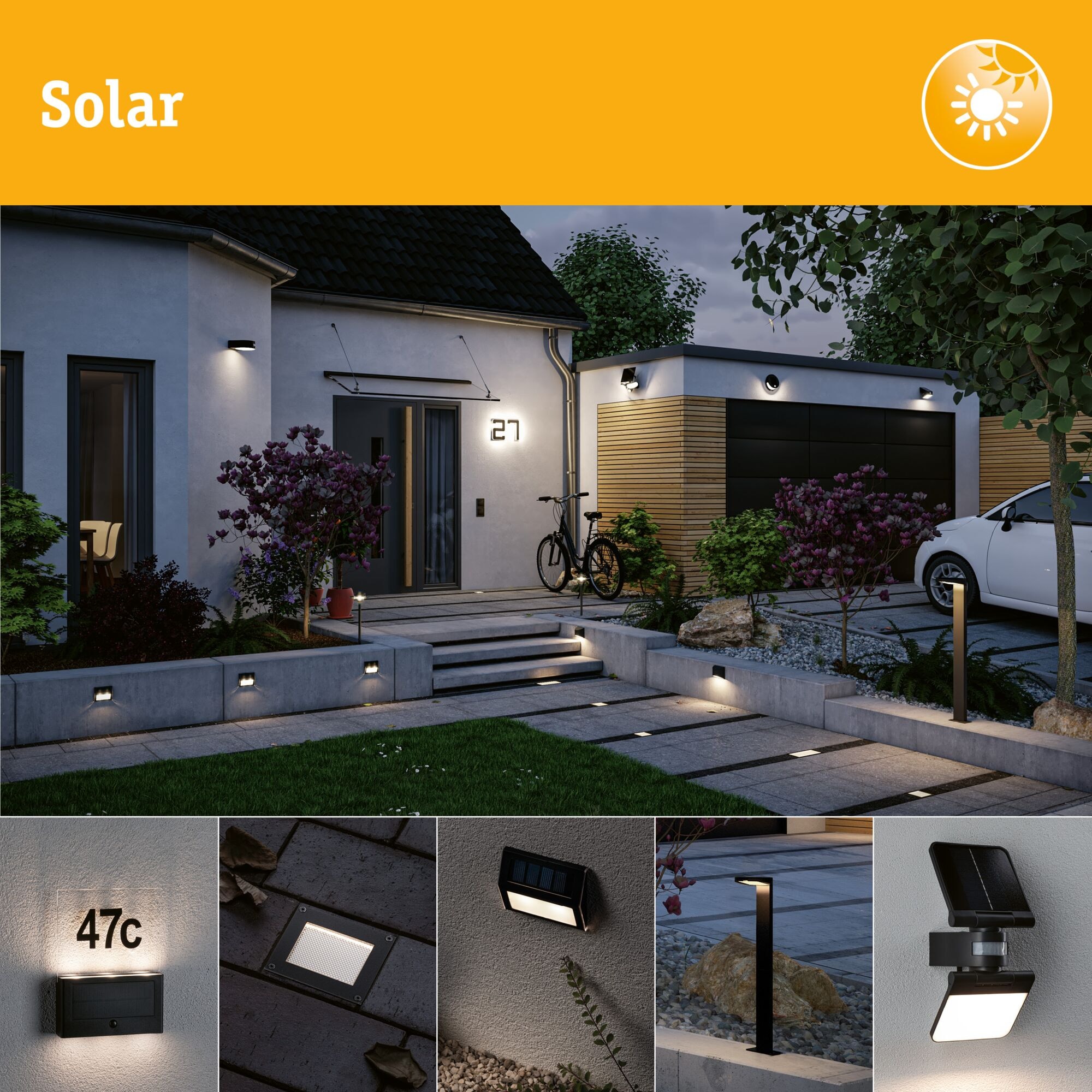 Paulmann Flutlichtstrahler »Flotas Zigbee IP65 3000K 700lm Anthrazit« LED-Modul 1 Stk. Warmweiß Smart Home