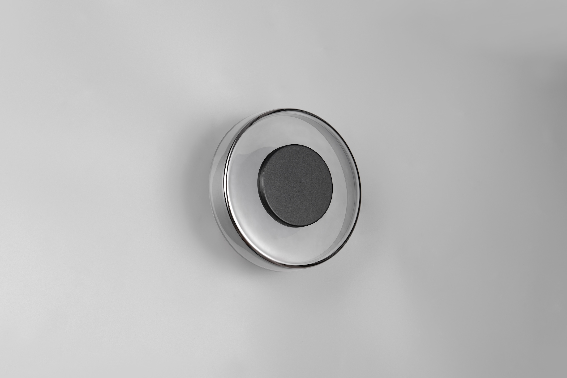 TRIO Leuchten LED Wandleuchte »CELESTE, LED Wandlampe aus Metall Glas und Holz Ø 22cm, 10W 1100 Lumen« LED-Board 1 Stk. Warmweiß 3-Stufen dimmbar über Wandschalter, elegante moderne Wandlampe Flur