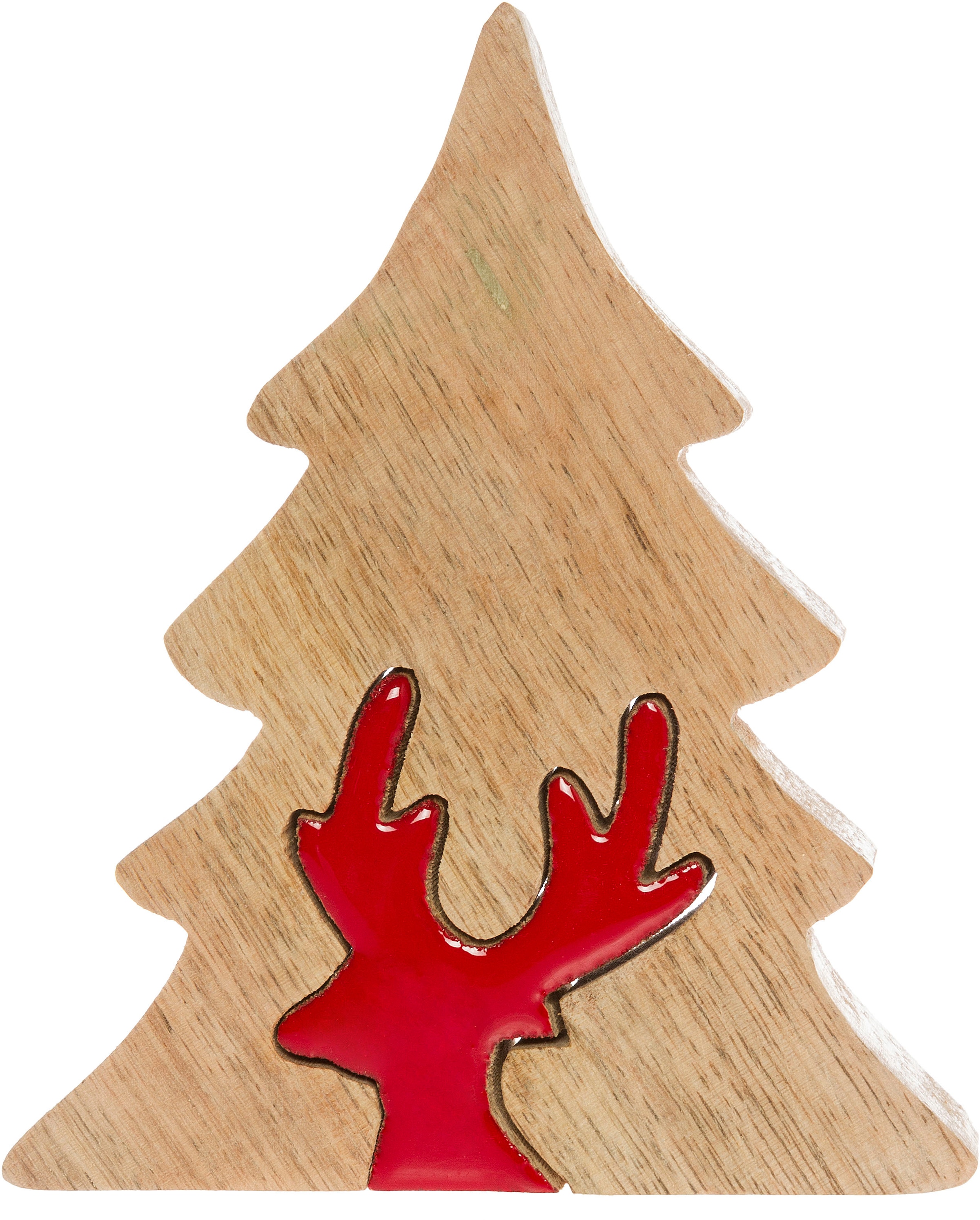 Holz, Myflair Höhe Rentier«, cm Weihnachtsbaum, ca. aus 17 Dekobaum »Deko Puzzle mit Weihnachtsdeko bequem Accessoires kaufen Möbel & Baum,