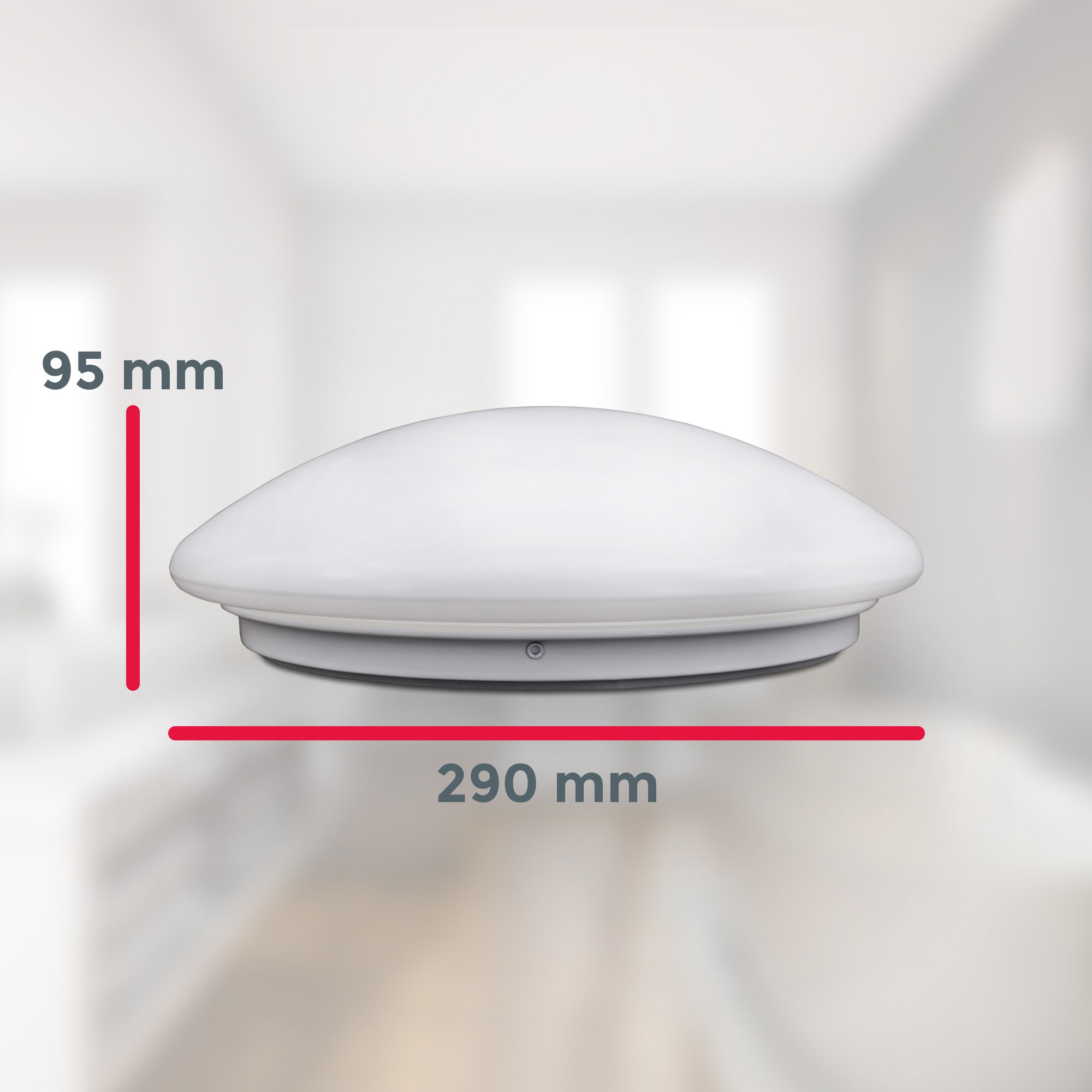 B.K.Licht LED Deckenleuchte, 1 flammig, Leuchtmittel LED-Board | LED fest integriert, LED Bad Deckenlampe Design Deckenstrahler IP44 Badezimmer Küche Flur