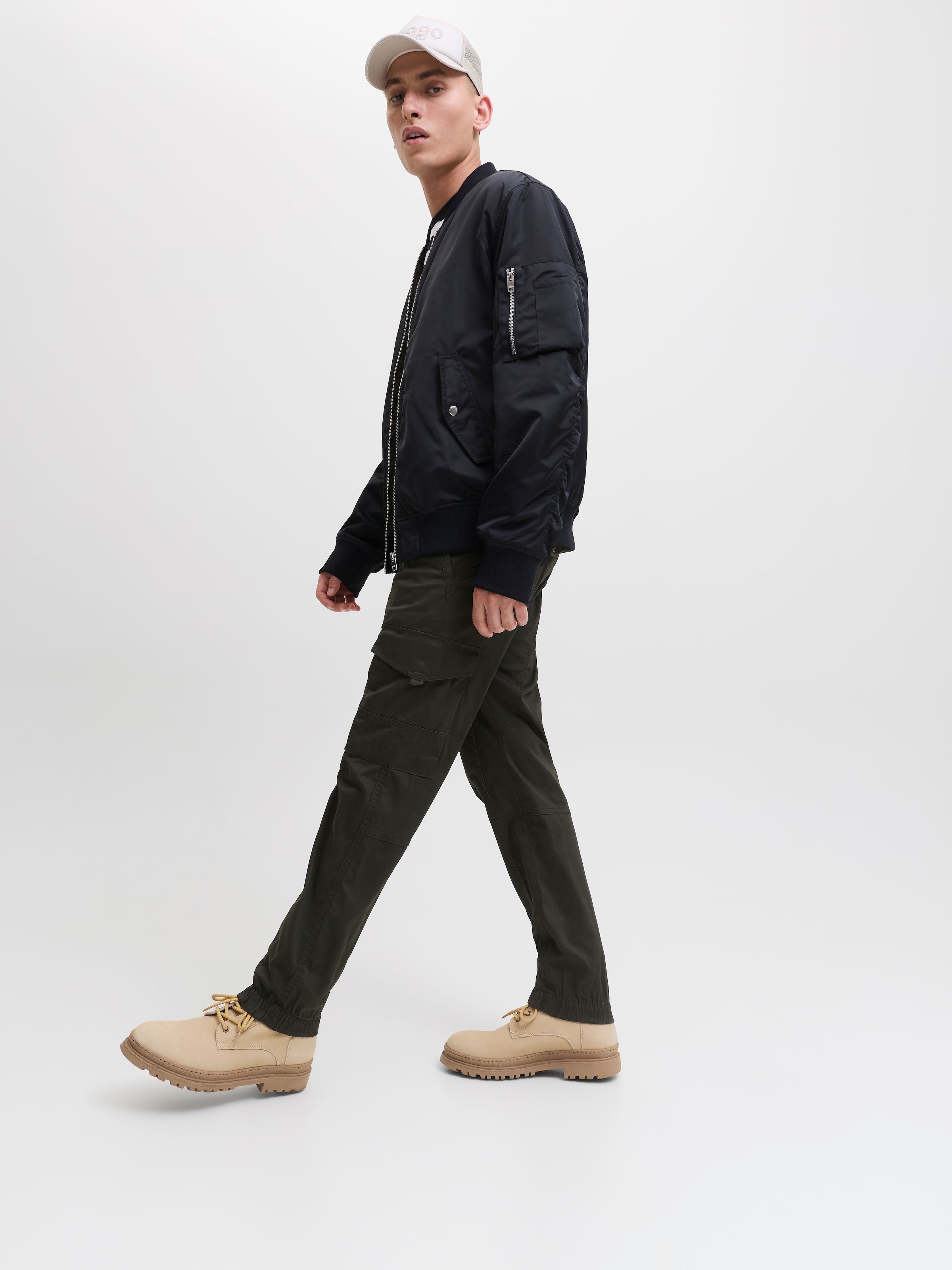 Jack & Jones Cargohose »JPSTPAUL JJFLAKE CARGO NOOS«, mit Beintaschen