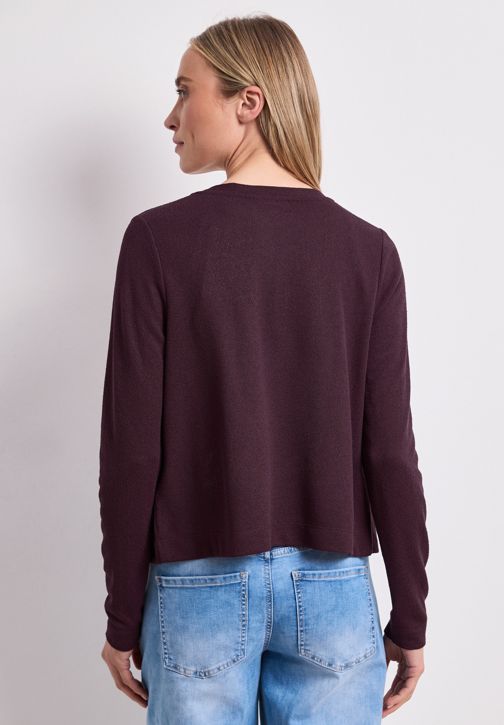 STREET ONE Strickjacke »Style Nette« in offener Passform