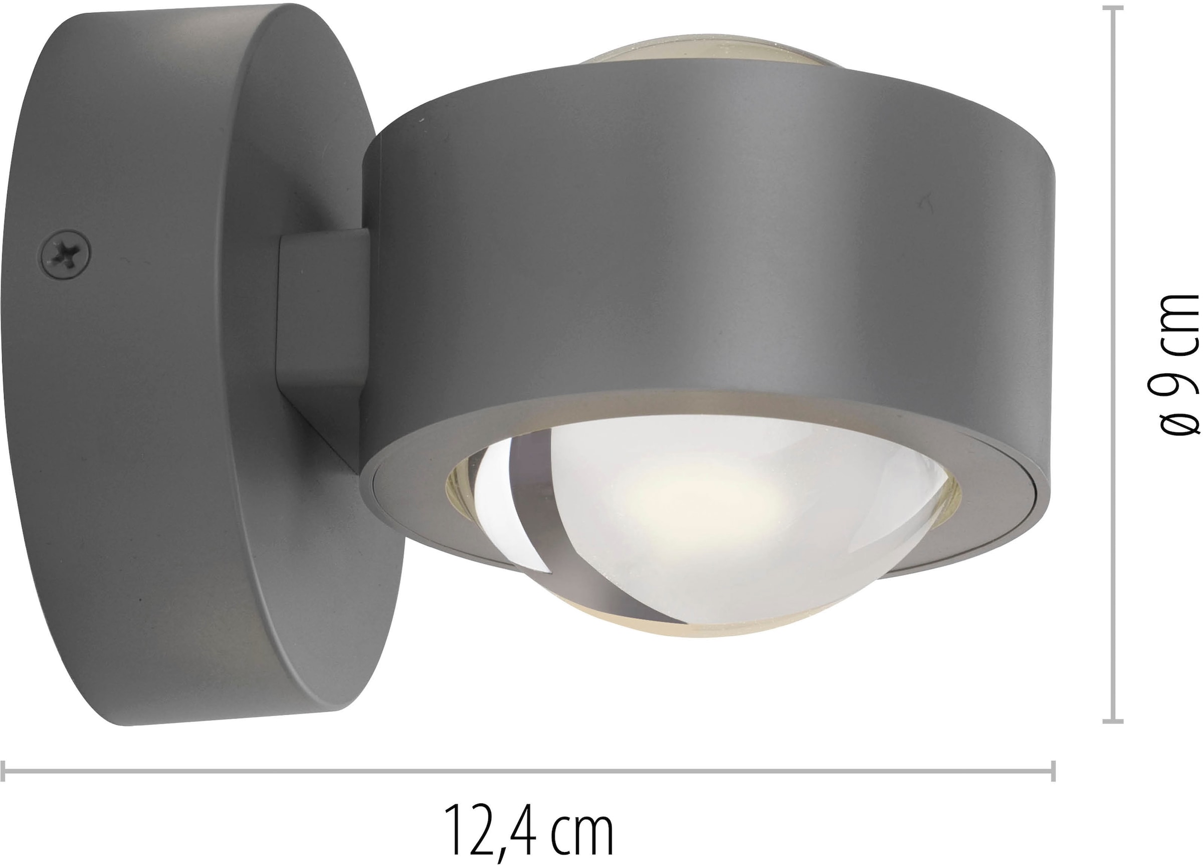 SCHÖNER WOHNEN-Kollektion LED Wandleuchte »CHIA« LED-Board 1 Stk. Warmweiß SCHÖNER WOHNEN Kollektion, Up- und Downlight