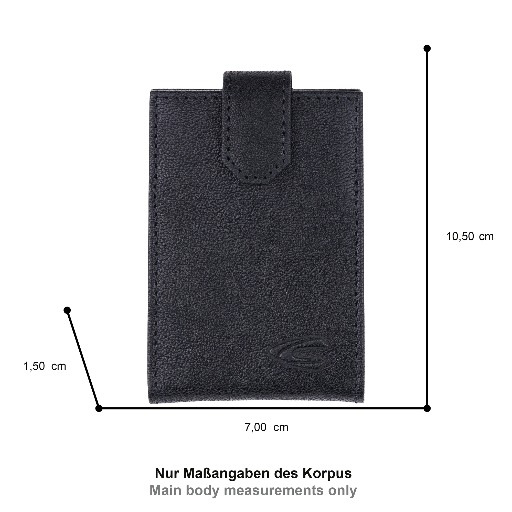 camel active Kartenetui »Discover« innovatives Kartenetui aus fein genarbtem Ziegenleder mit RFID-Schutz