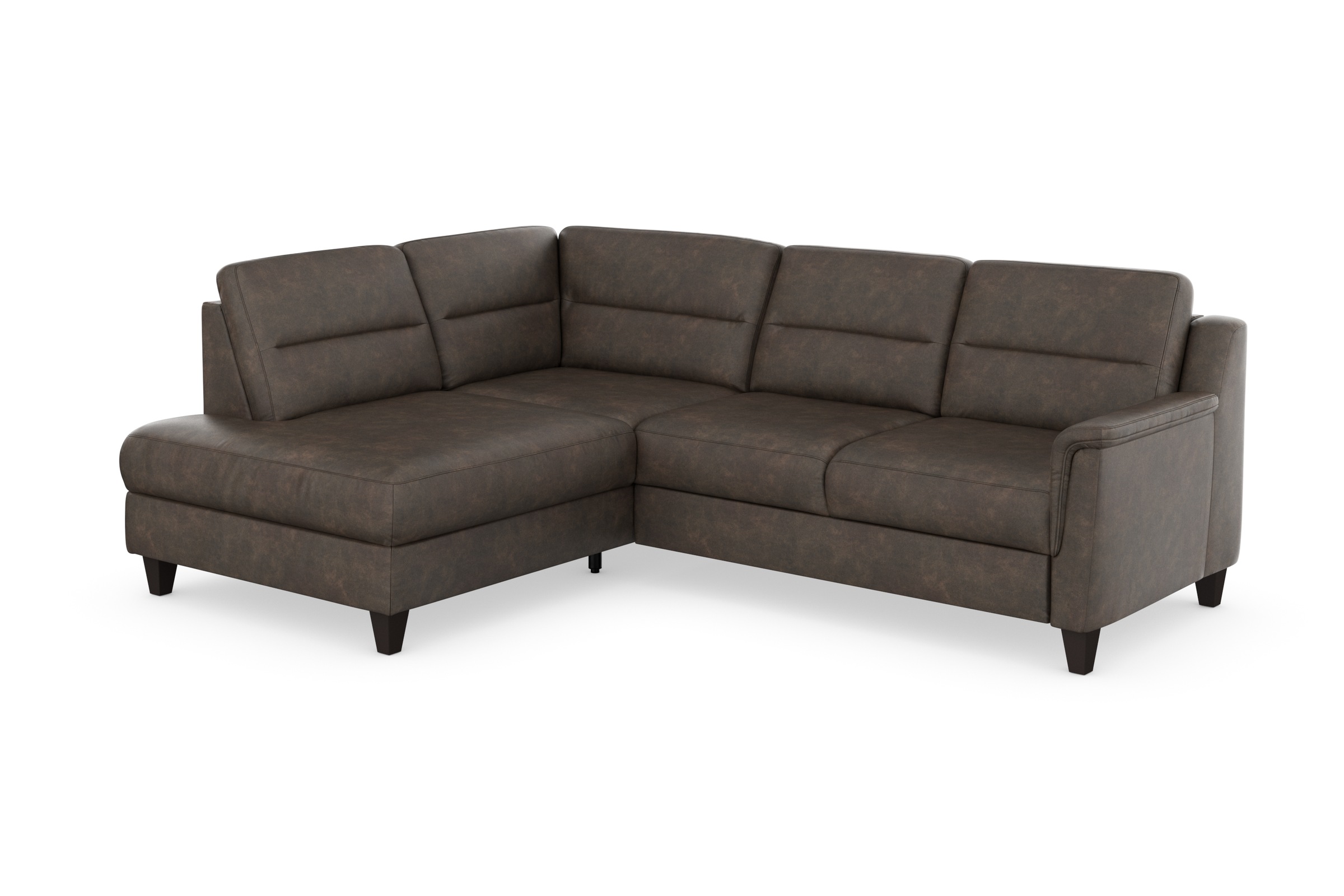 sit&more Ecksofa »Farö L-Form«, inklusive Federkern, wahlweise mit Bettfunktion und Bettkasten