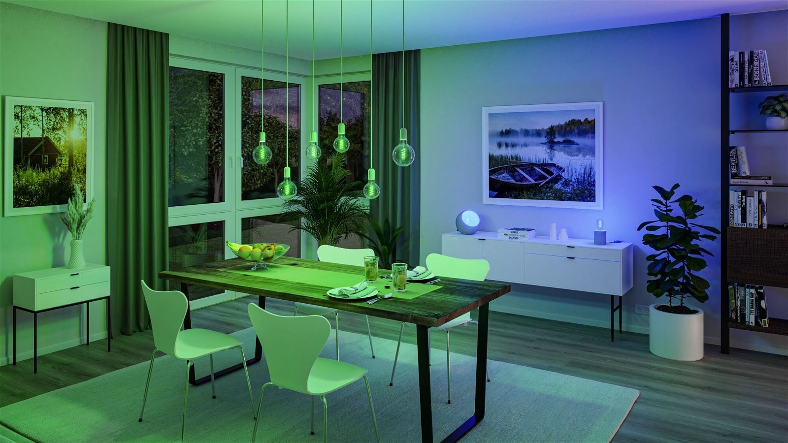 Paulmann LED-Leuchtmittel »Smart Filament G125 470lm 2200K-6500K gold 230V«, 1 St., Tageslichtweiß