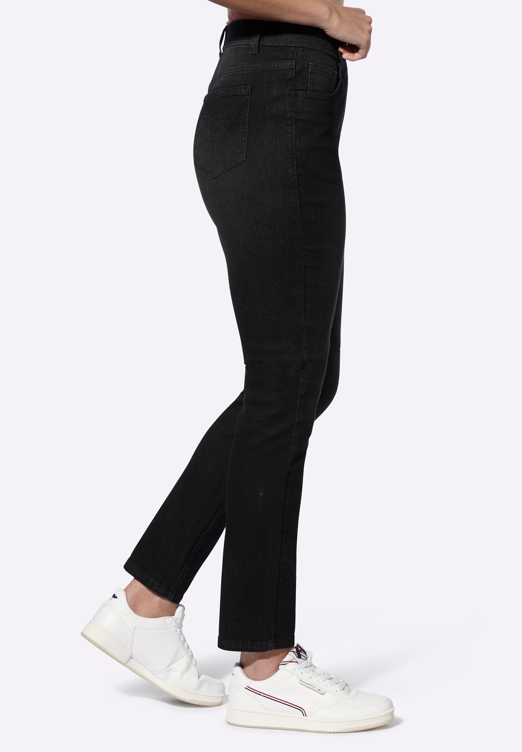 heine 5-Pocket-Jeans »Jeans Schlupfjeans mit Gürtelschlaufen«