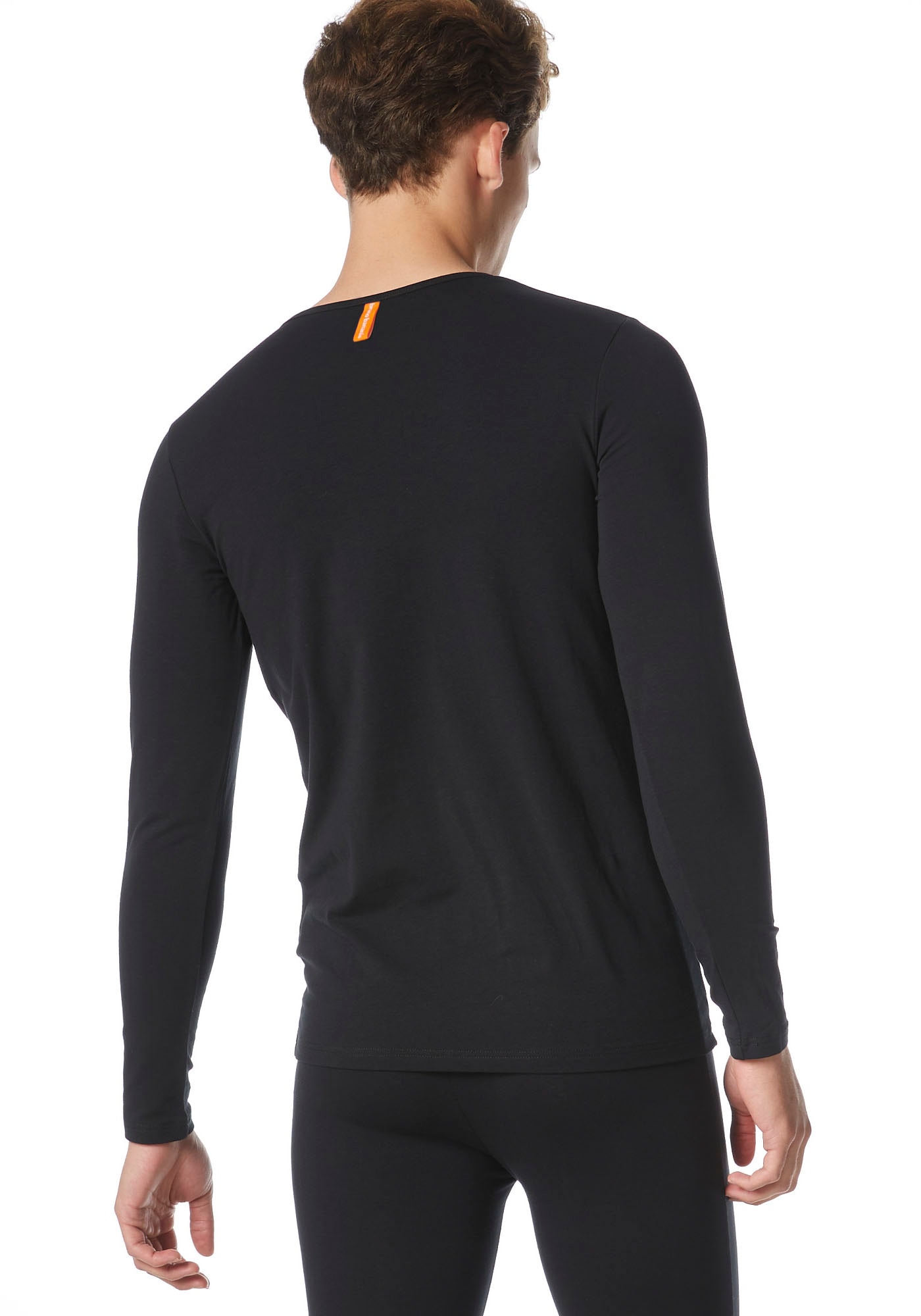 Bruno Banani Unterhemd »Warm Up«, mit kontrastfarbenen Markenlabel