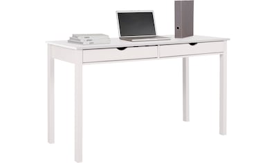 my home Schreibtisch »Gava«, aus massiven Kiefernholz, mit praktischen Griffmulden, in... kaufen