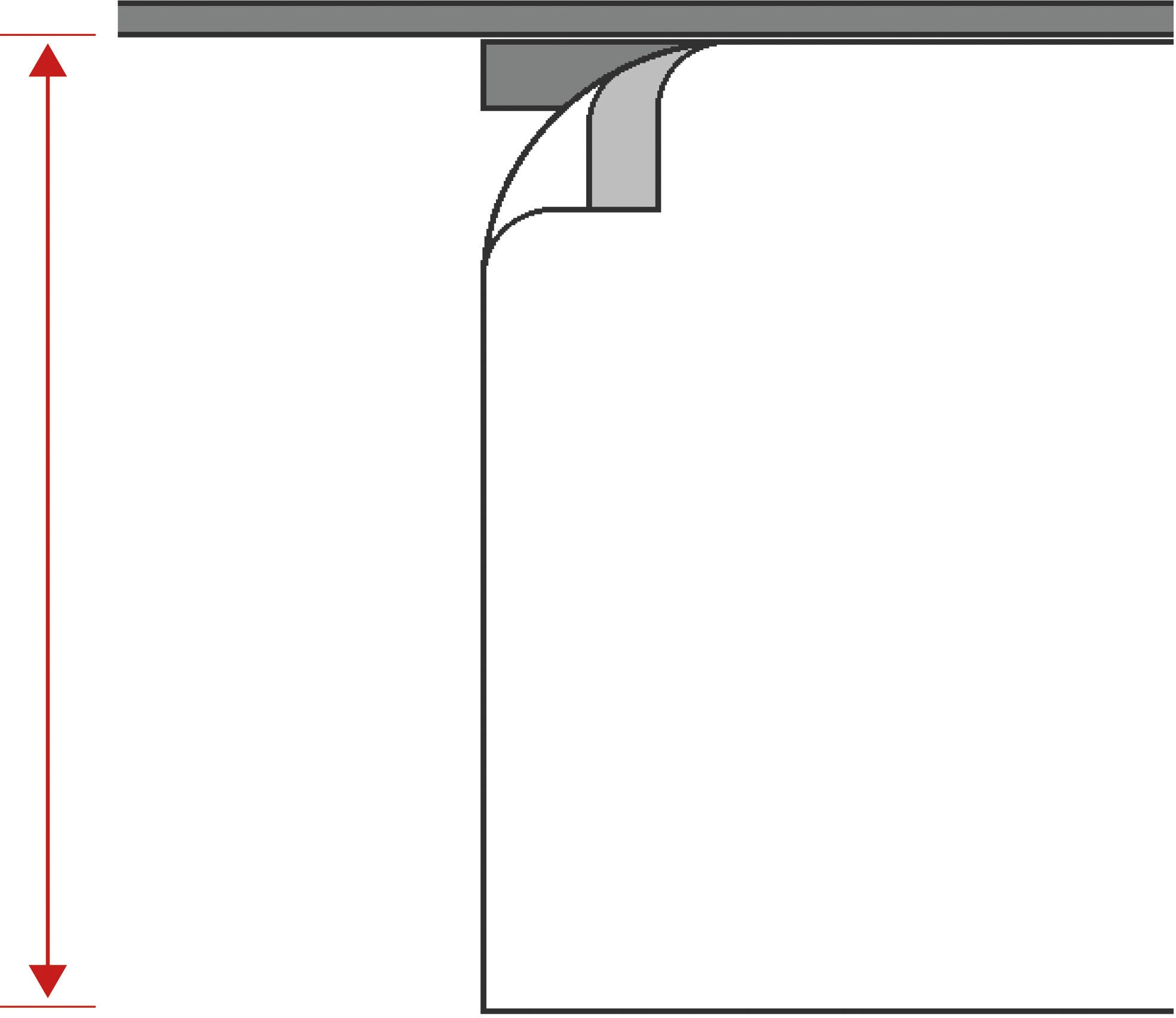 Neutex for you! Schiebegardine »Libre-ECO«, (1 St.), 60 x 245 cm (B x H)