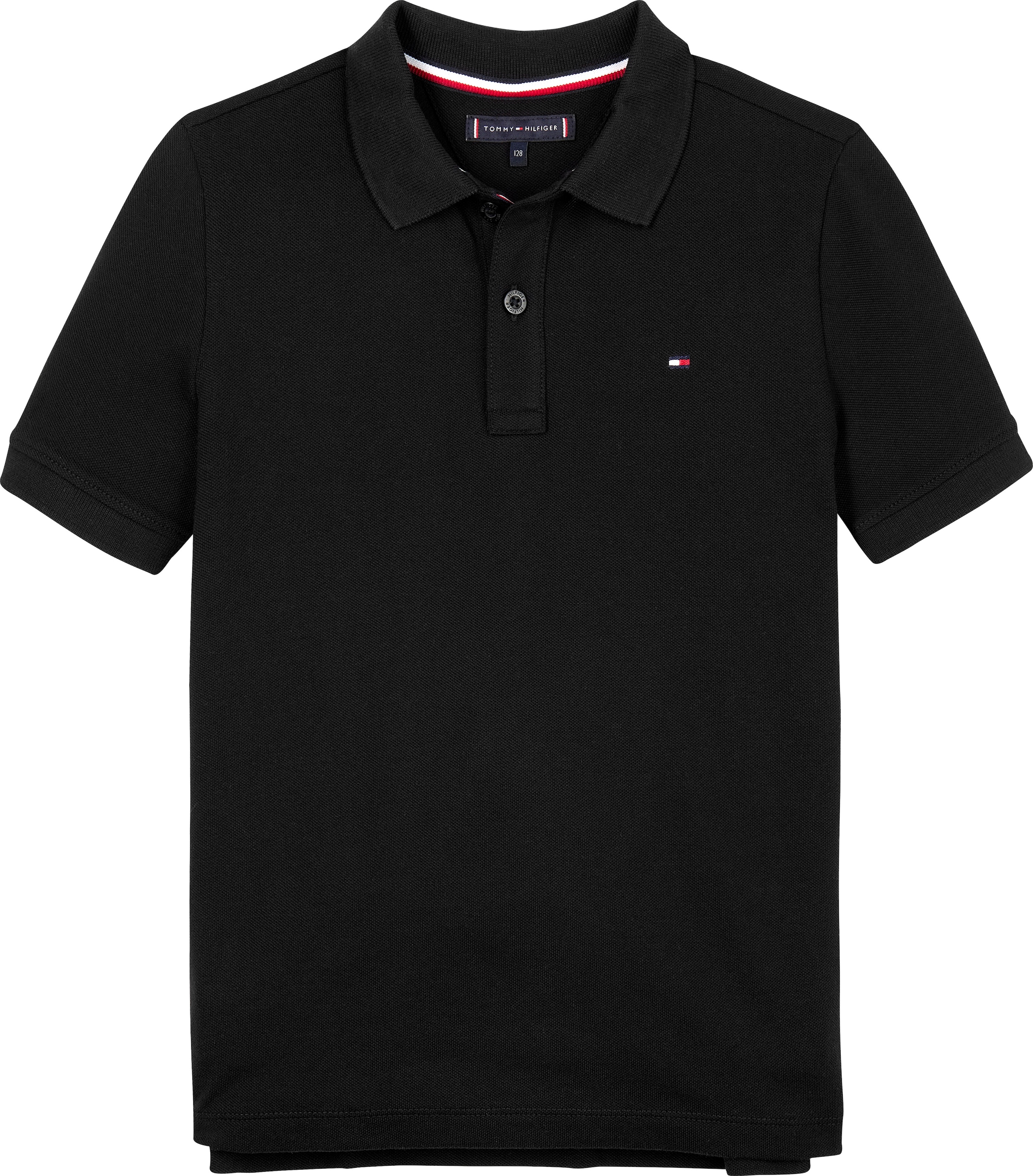 Tommy Hilfiger Poloshirt »FLAG POLO SS« mit Logostickerei