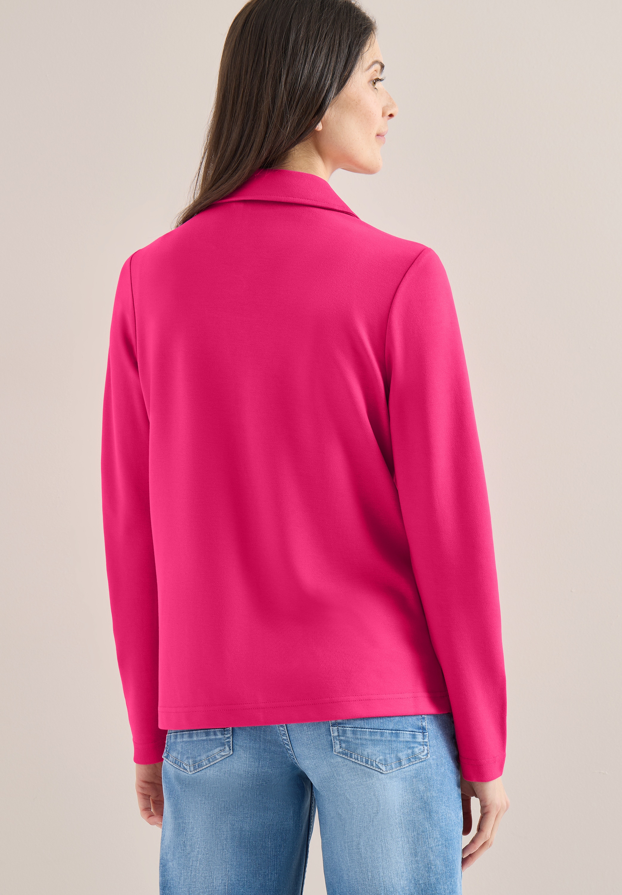 Cecil Sweatblazer mit Knopfverschluss und Viskose