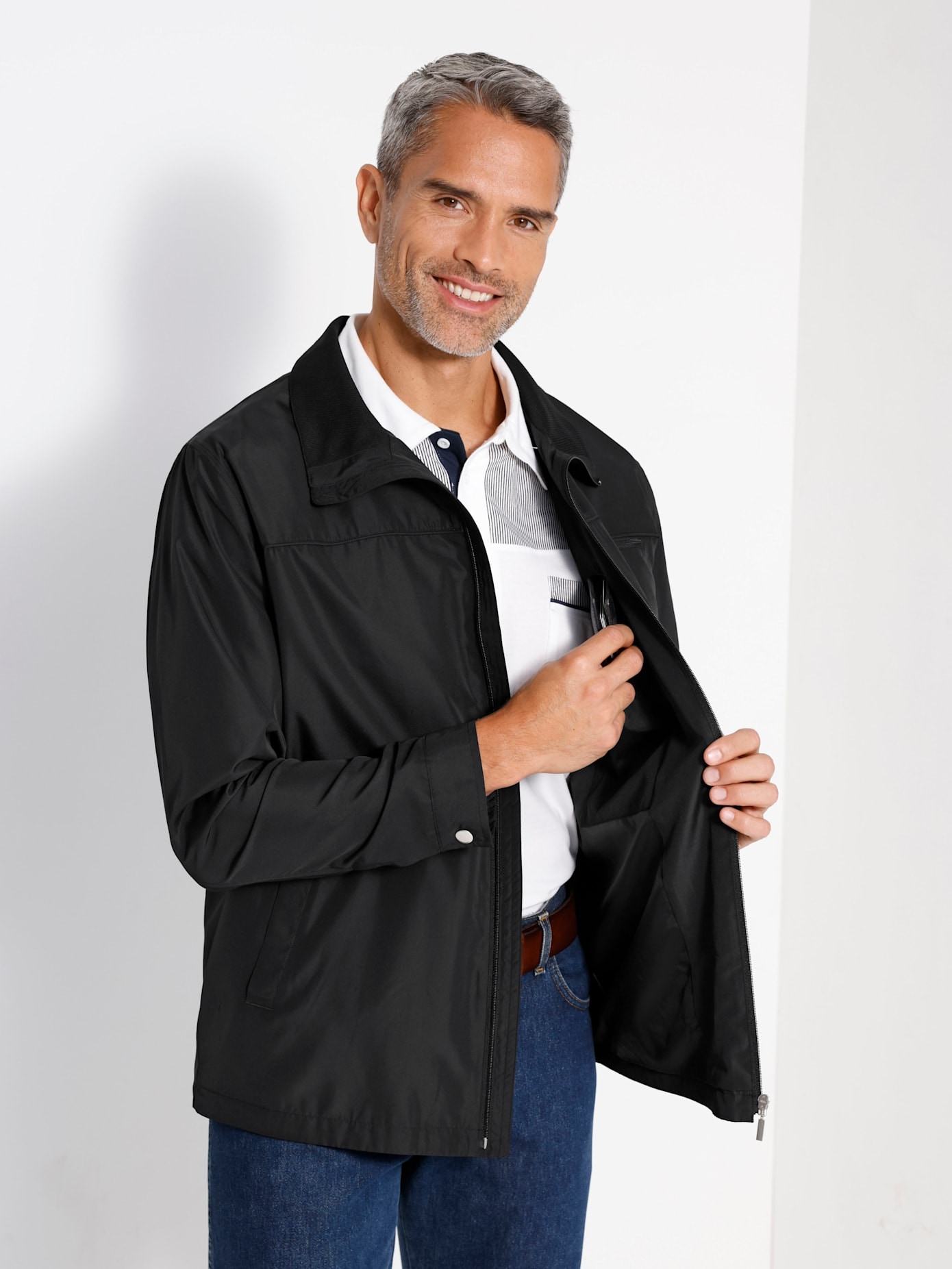 Classic Langjacke ohne Kapuze
