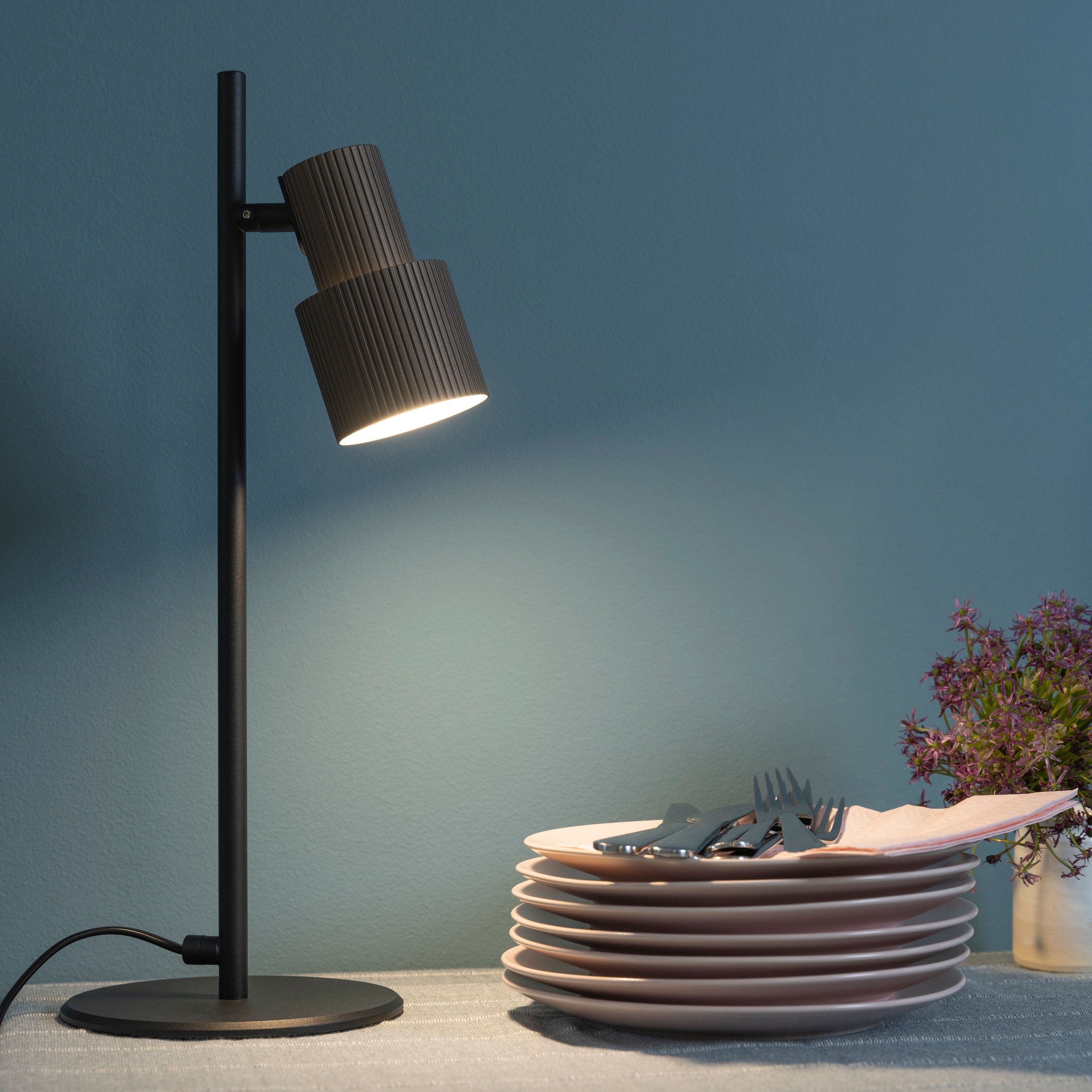 Brilliant Tischleuchte »Cadiz« GU10 1 Stk. 42 x 15 x 23 cm, GU10 Fassung, schwenkbar, Aluminium