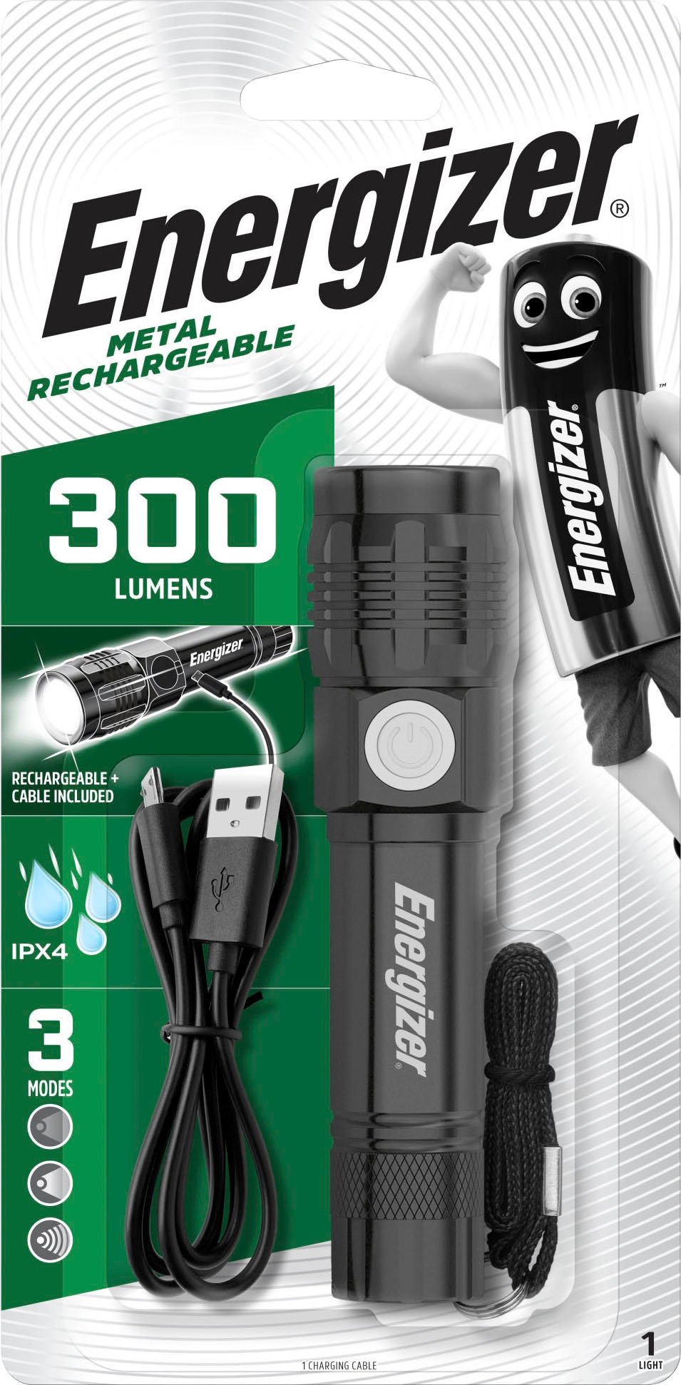 Taschenlampe »Value Metal Rechargeable 300 Lumen«