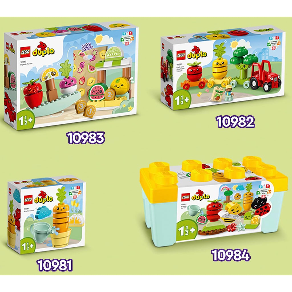 LEGO® Konstruktionsspielsteine »Biomarkt (10983), LEGO® DUPLO My First«, (40 St.)