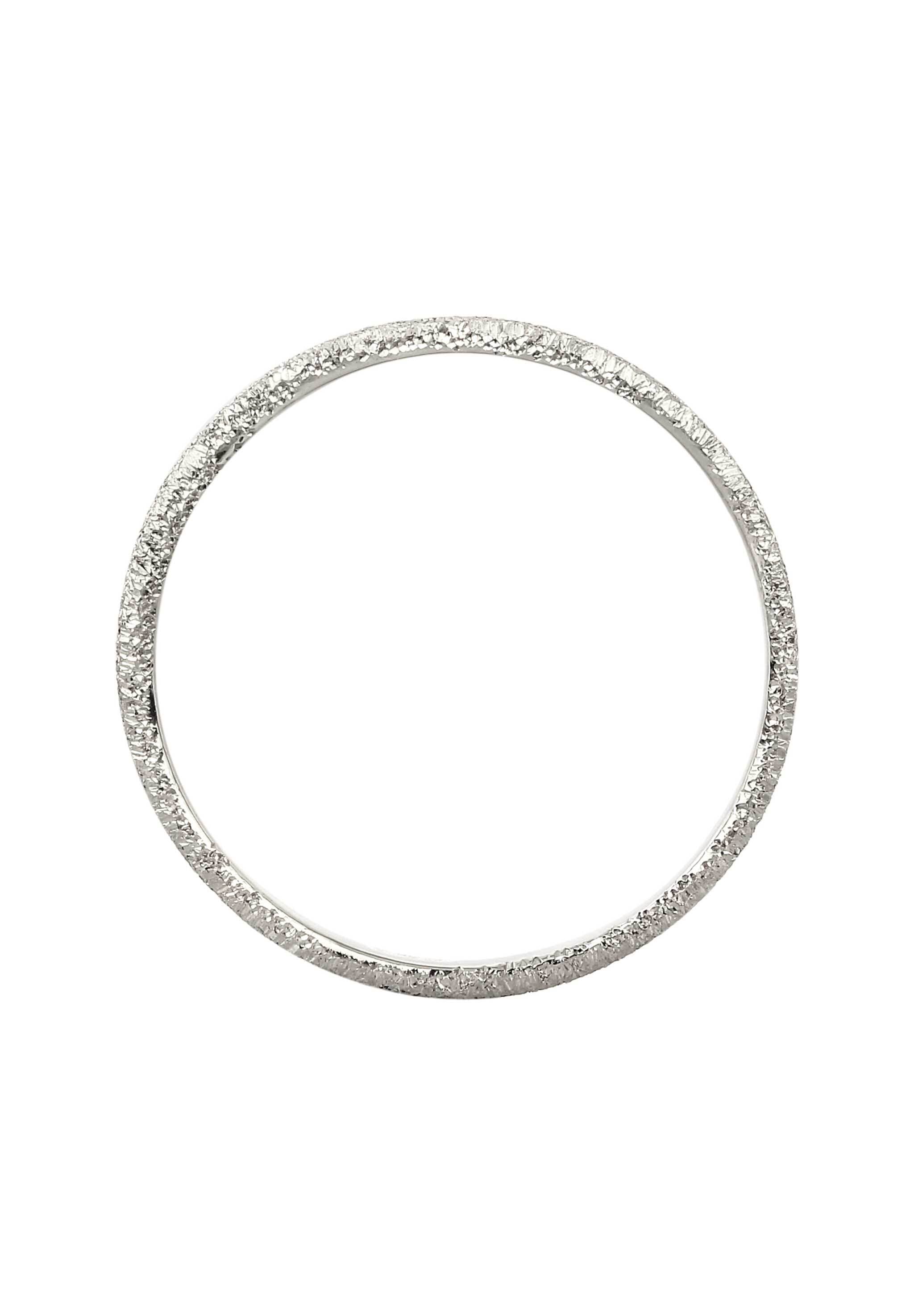 Kuzzoi Silberring »Ring Bandring strukturiert 925 Sterling Silber«