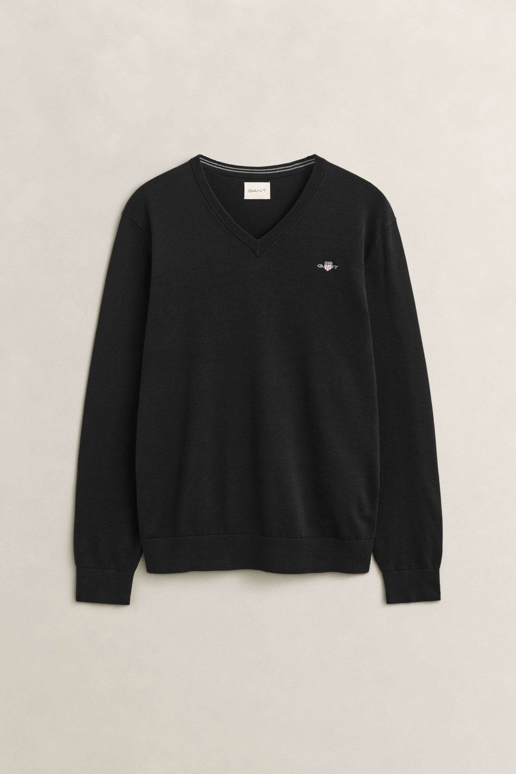 Gant V-Ausschnitt-Pullover »CLASSIC COTTON V-NECK« Regular fit mit V-Ausschnitt