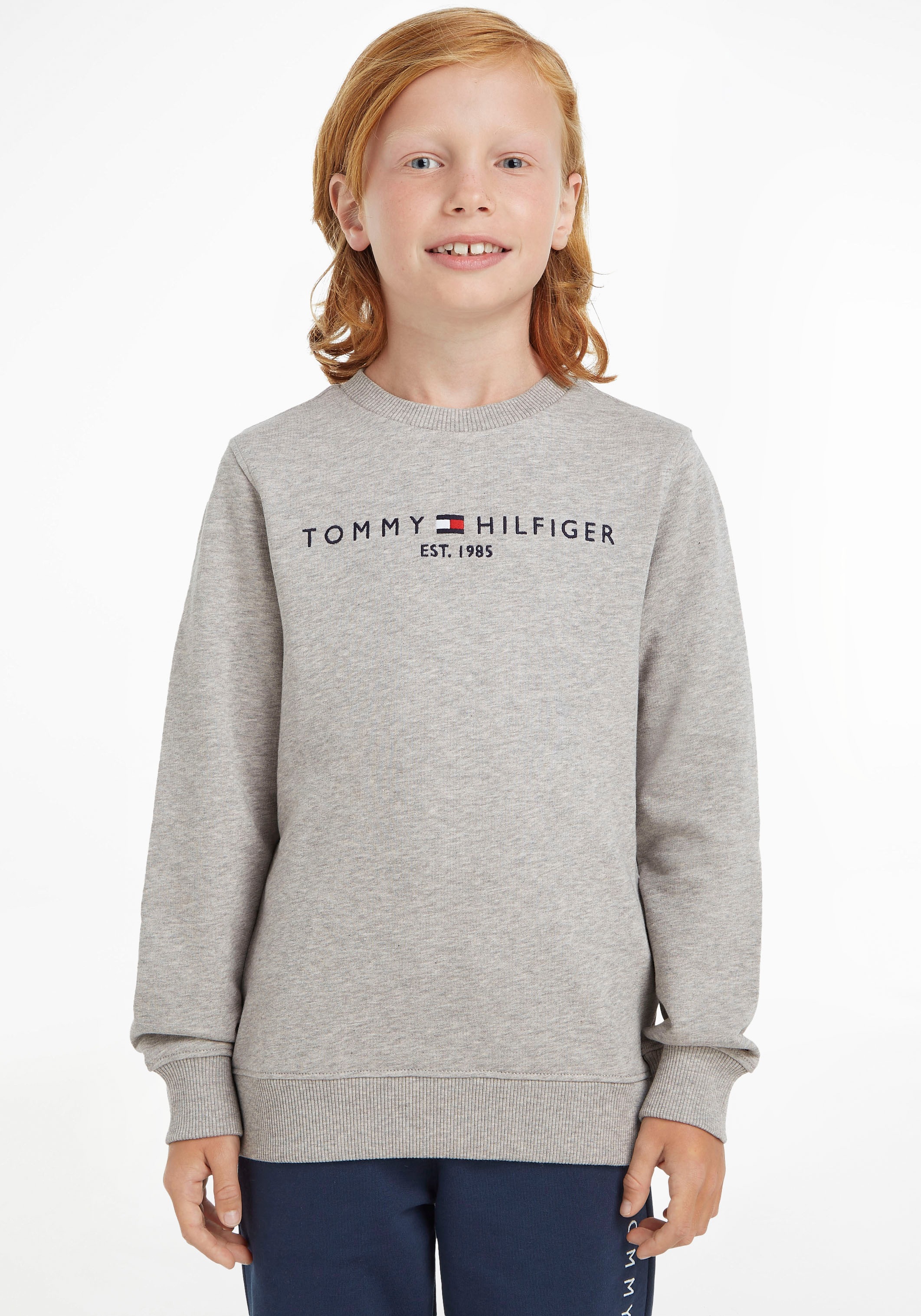 Hilfiger bei SWEATSHIRT«, MiniMe,für und Kids Tommy Jungen Kinder »ESSENTIAL ♕ Junior Sweatshirt Mädchen