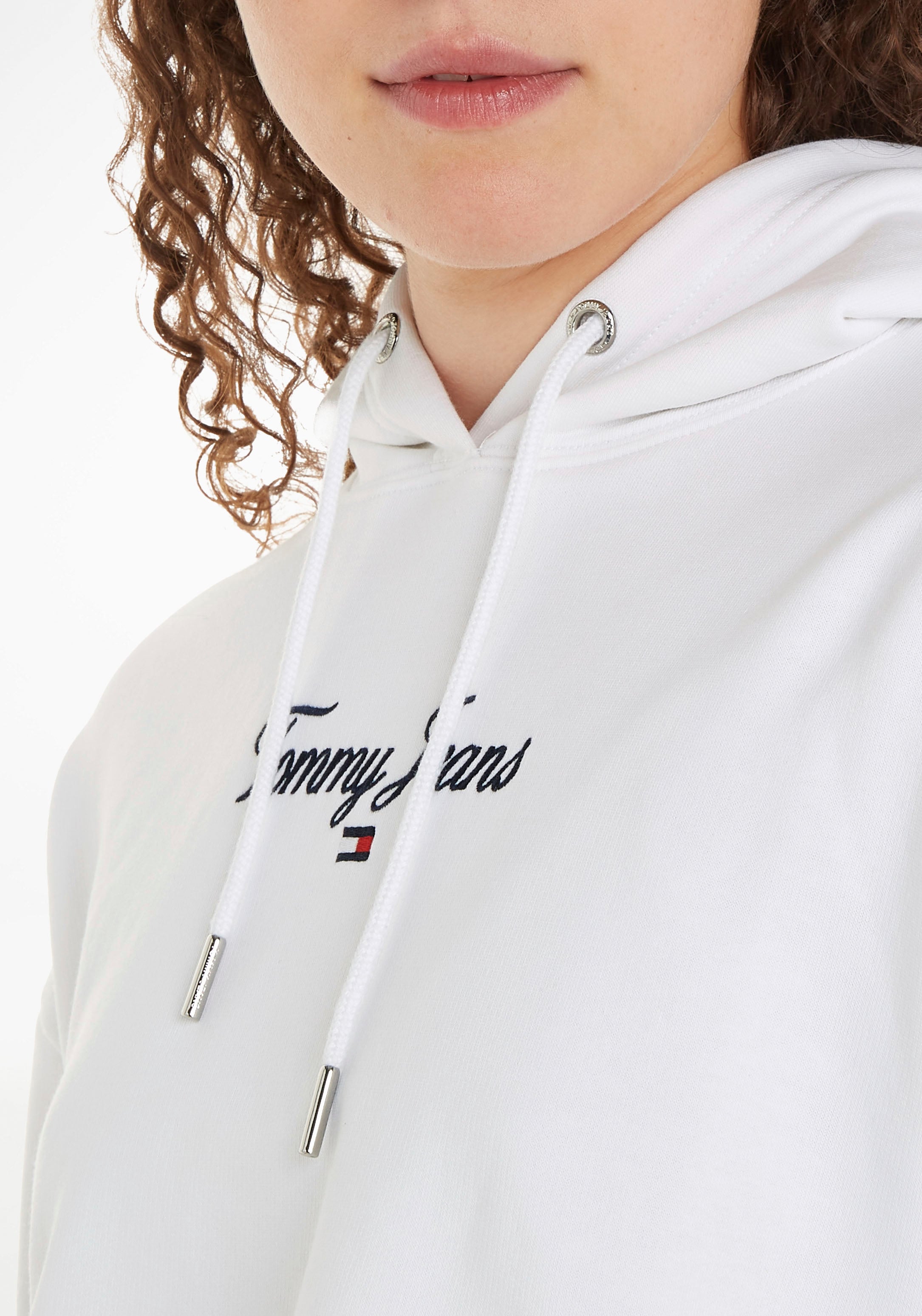 Tommy Jeans Kapuzensweatshirt »TJW CRP ESS 1 EMBRO HOODIE«, mit Tommy Jeans Labelstickerei