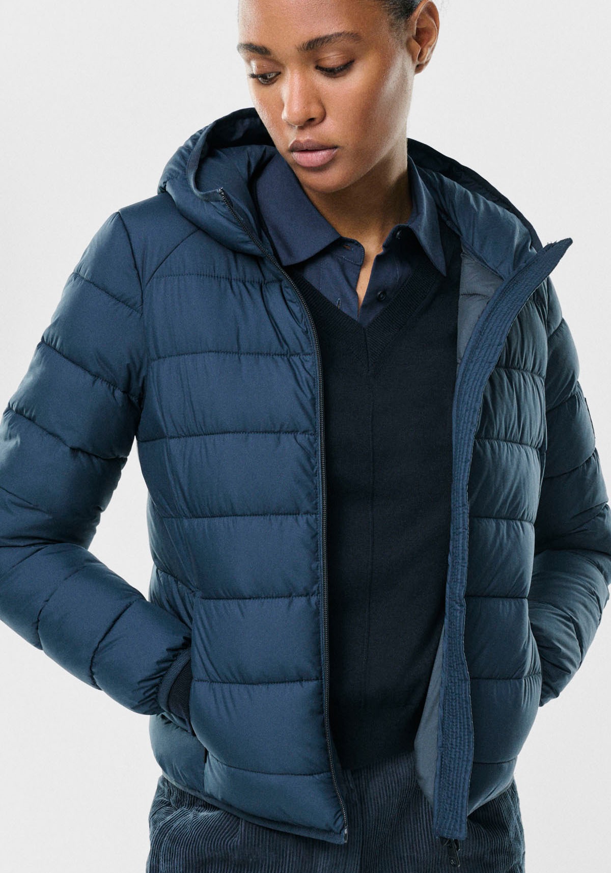 ECOALF Steppjacke »ASPALF« mit 2-Wege-Zipper vorne