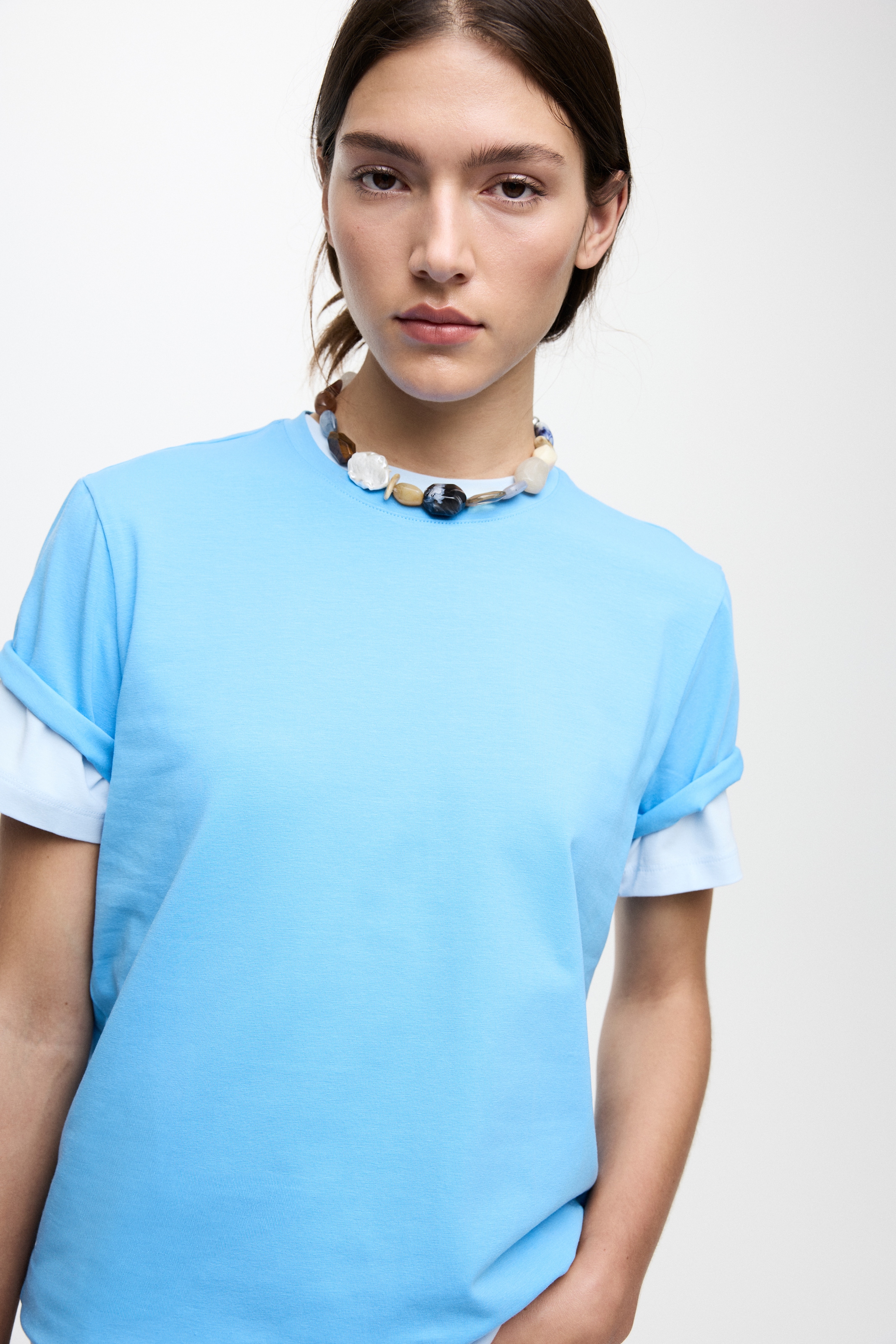 Vila Kurzarmshirt »VINORA S/S T-SHIRT - NOOS« Baumwollmischung, regular fit