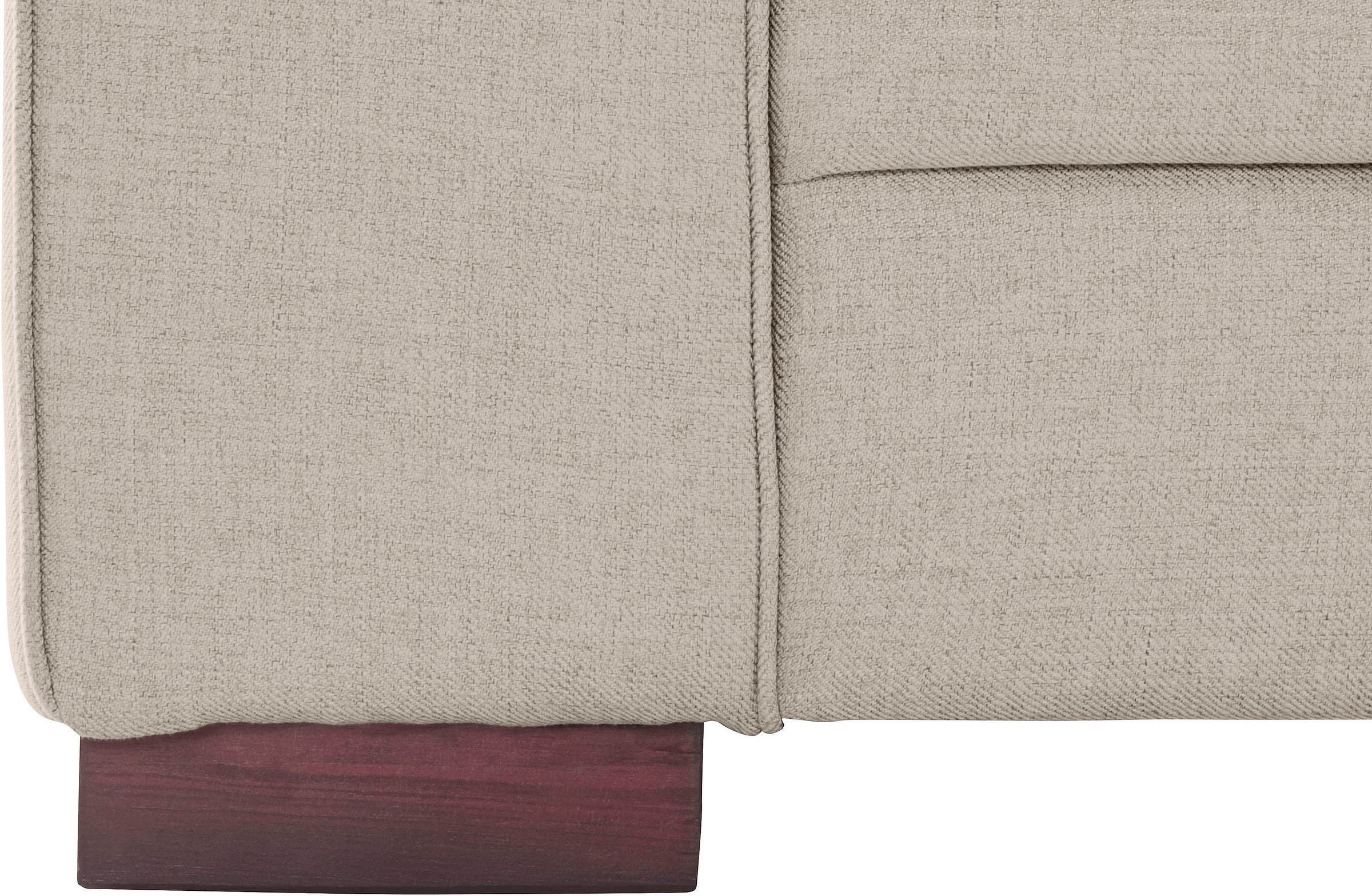 Home affaire Ecksofa »Broughton L-Form«, weicher Sitzkomfort, incl. 4 Zierkissen, Keder
