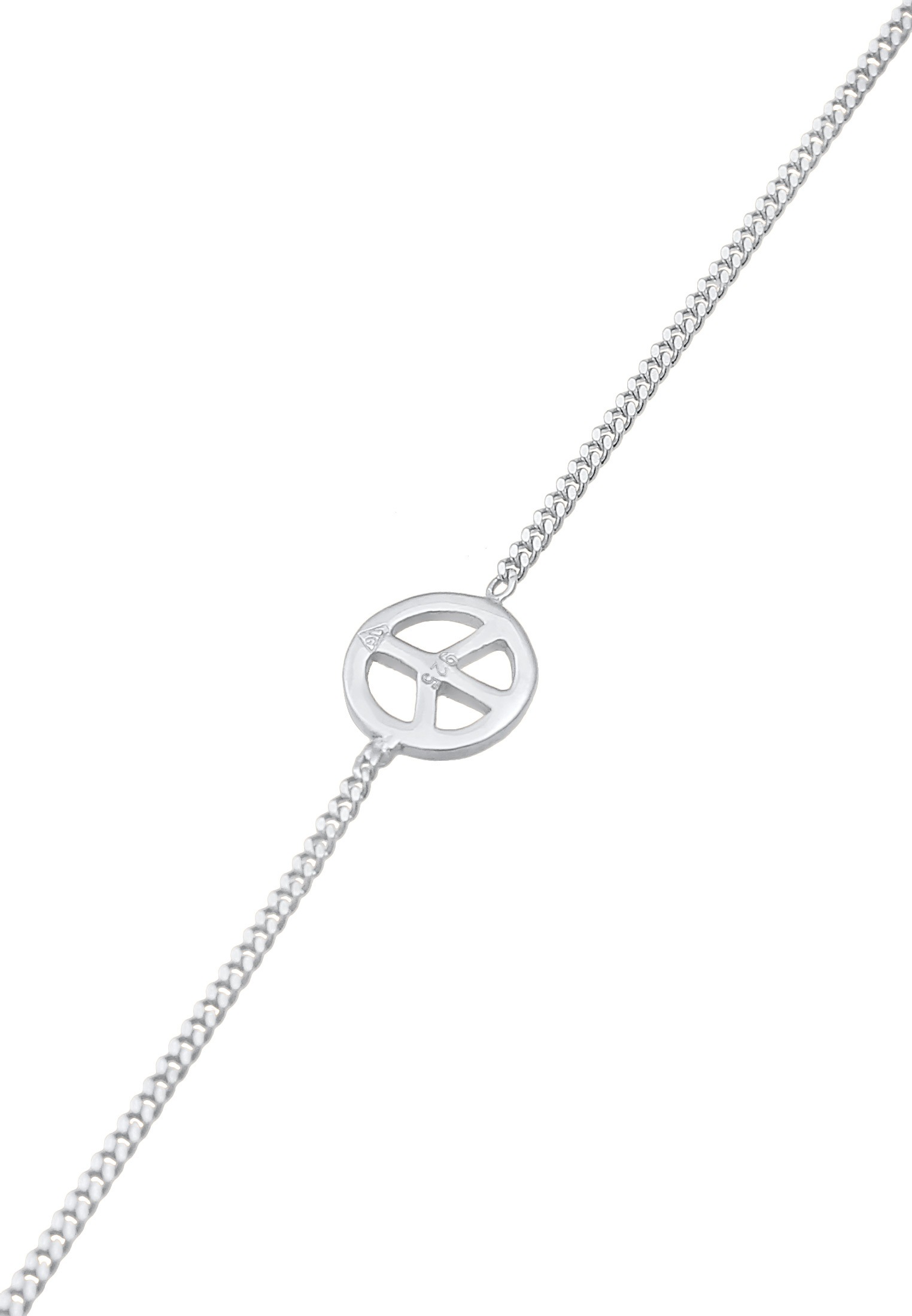 Elli Armkette »Armband Peace Zeichen Boho Symbol Hippie 925 Silber«