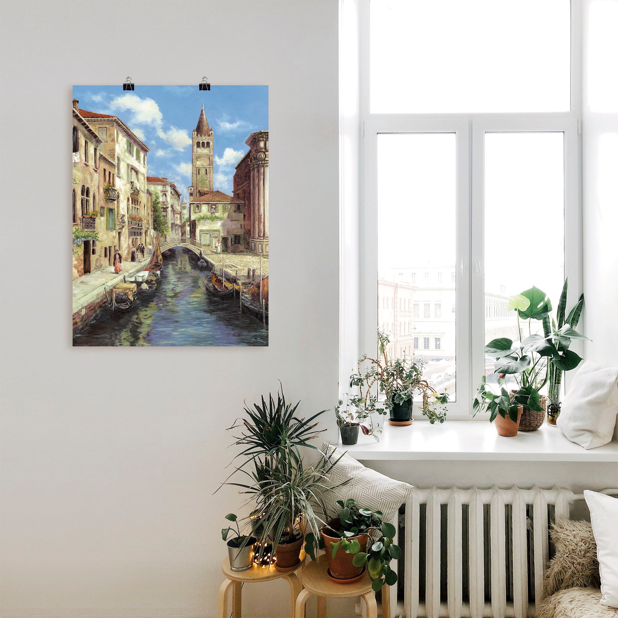 Artland Wandbild (1 »Venedig«, St.), oder als auf versch. Raten in Poster kaufen Wandaufkleber Leinwandbild, Größen Alubild, Venedig