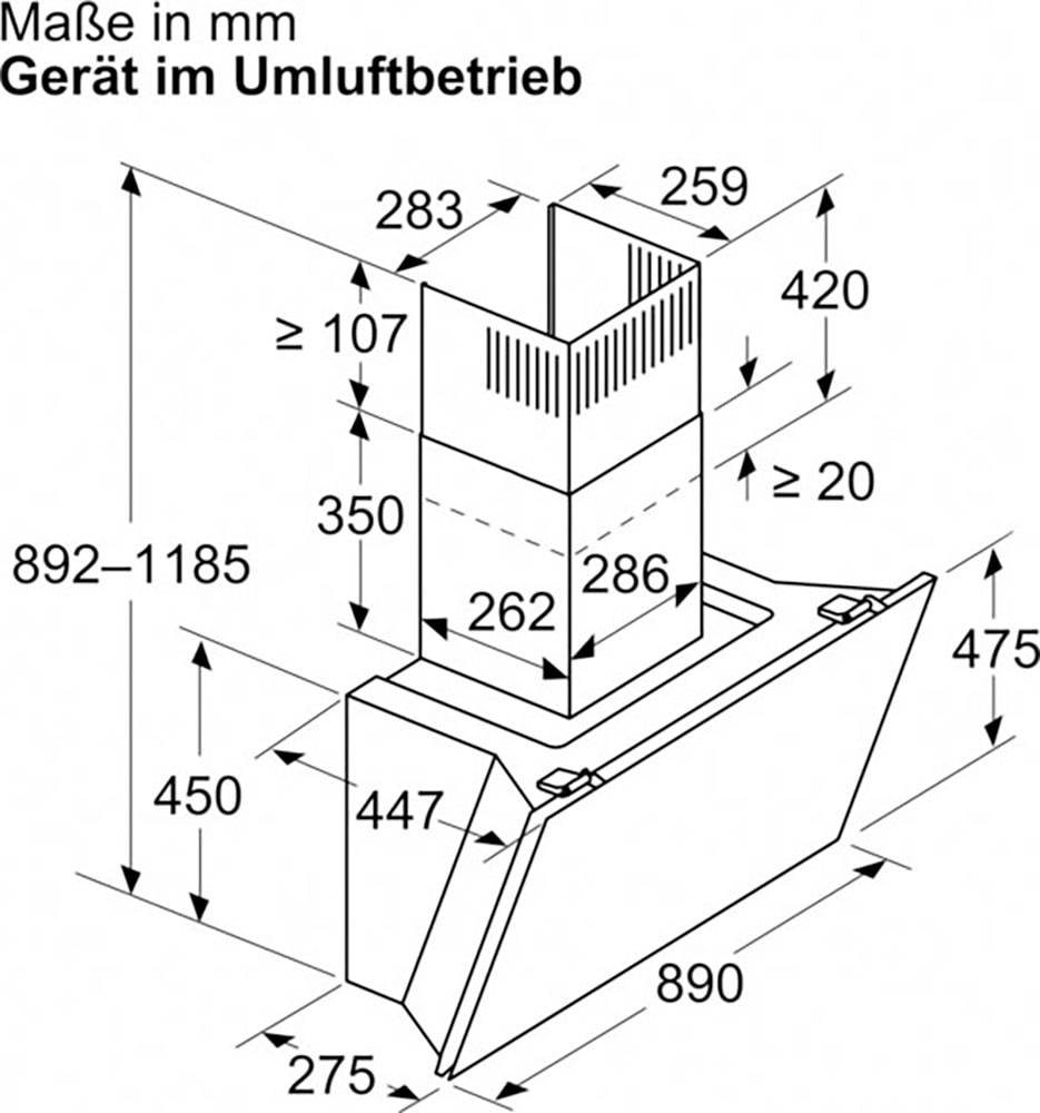 SIEMENS Kopffreihaube »LC91KLT60«, Serie iQ700