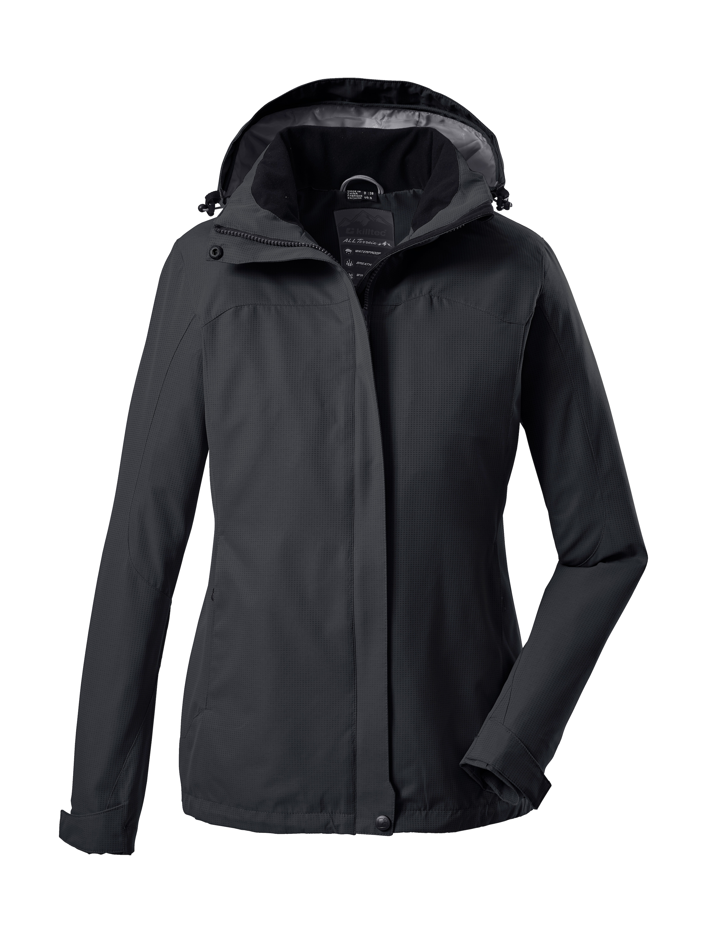 Killtec Outdoorjacke »Inkele«, Wind- und wasserdichte, atmungsaktive Damenjacke mit abnehmbarer Kapuze
